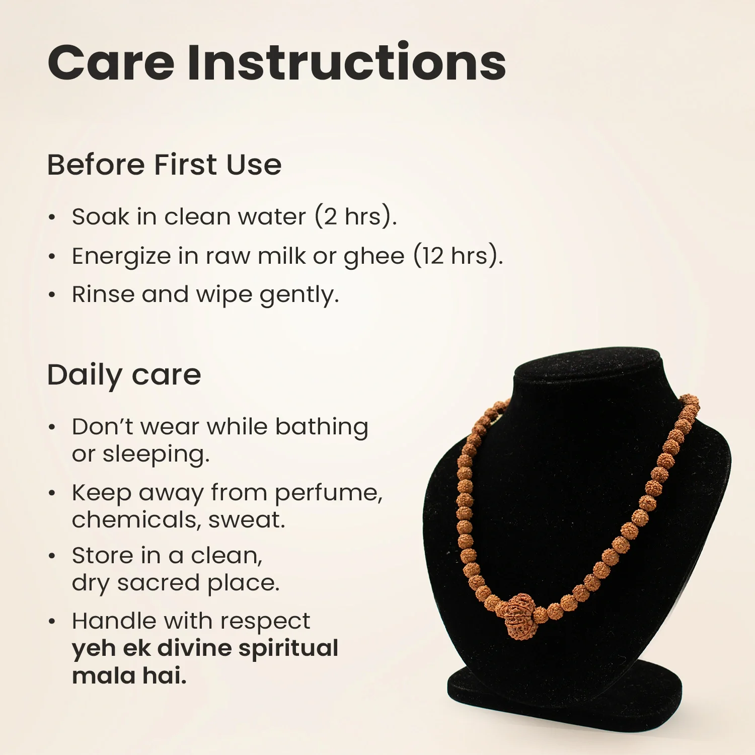 11 Mukhi Rudraksha Bead in 5 Mukhi Rudraksha Mala - Image 8