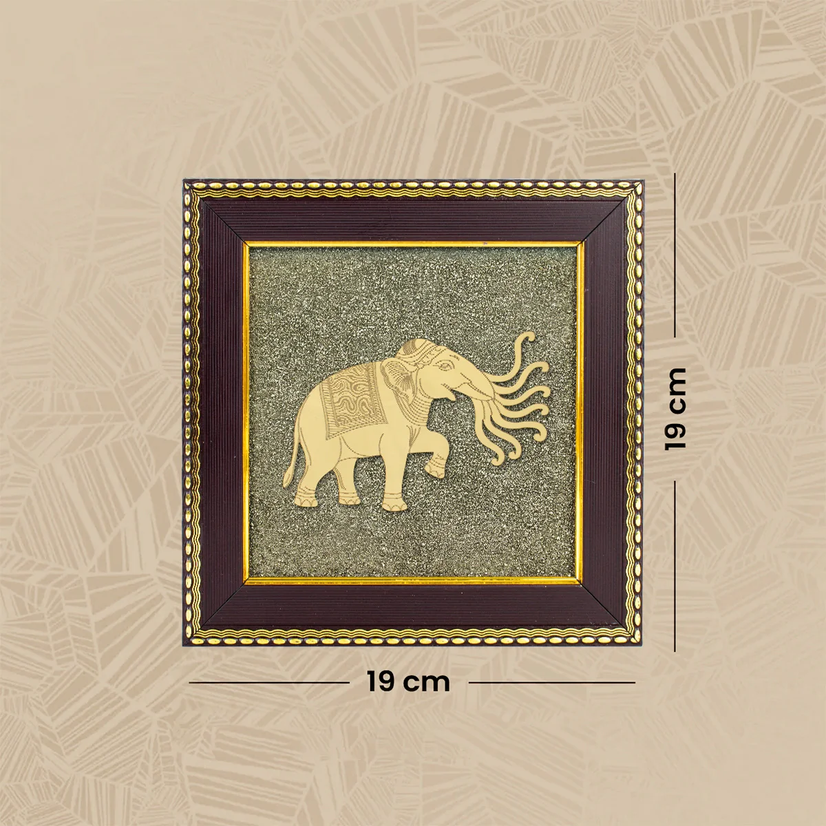 7 Trunk Elephant - Airavata on Raw Pyrite Frame - Image 6