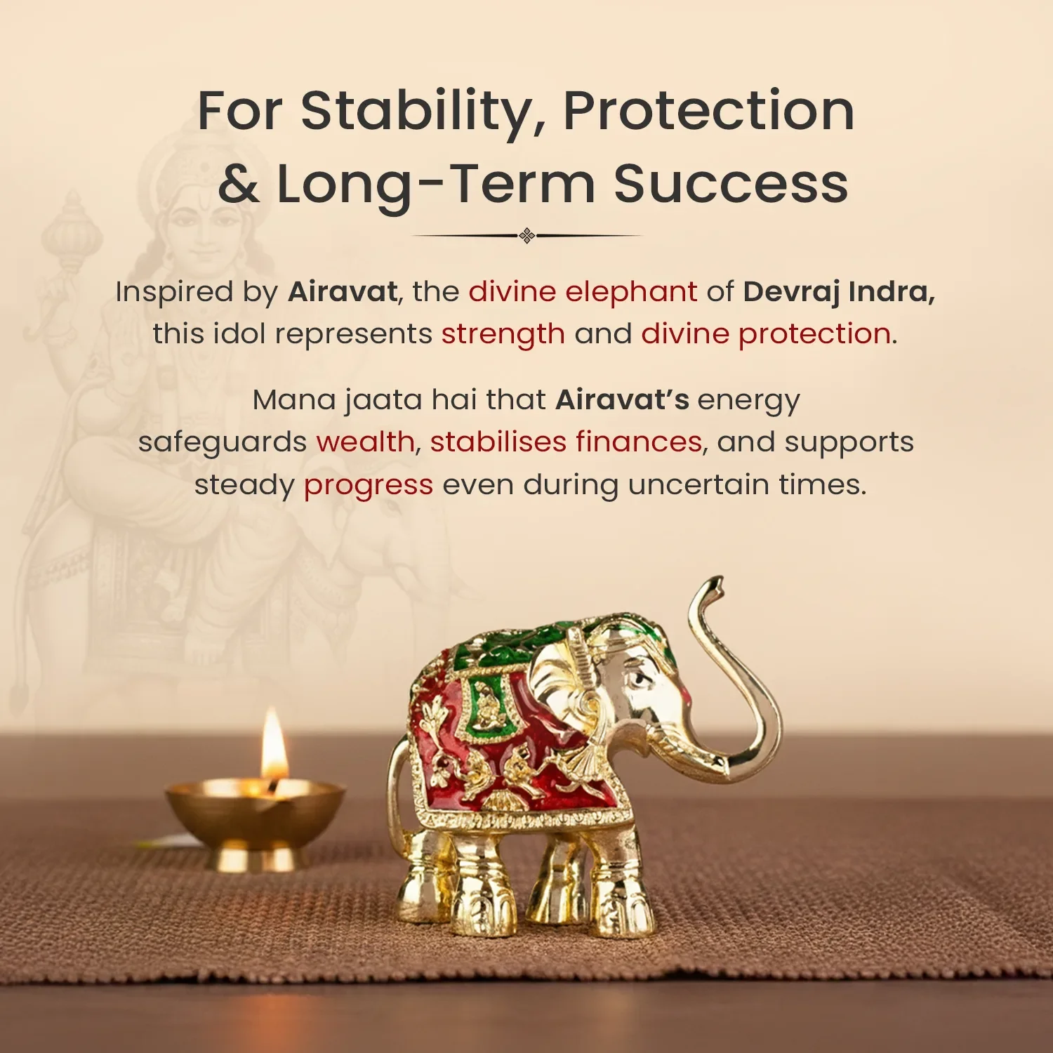Airavat Dhan-Vridhi Elephant Idol - Image 3