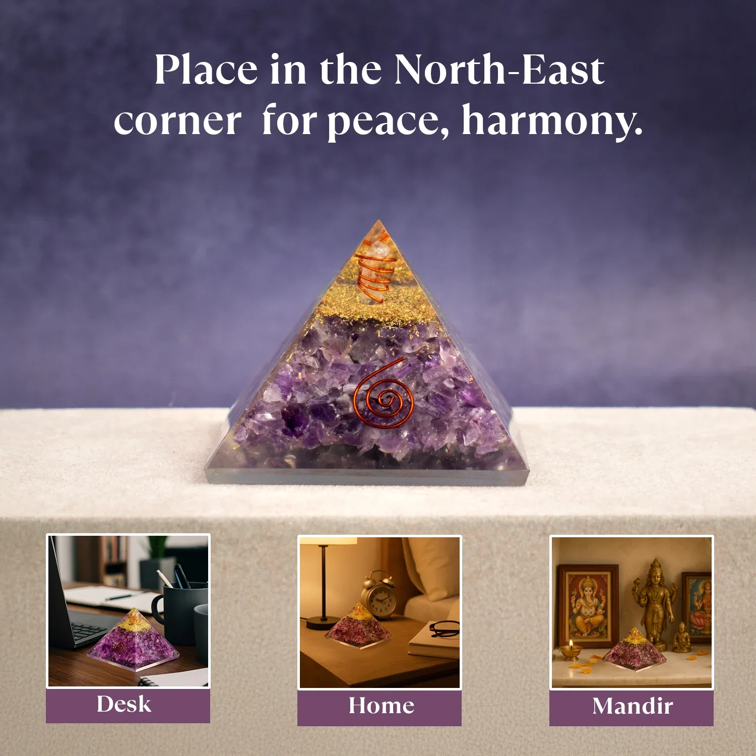 Amethyst Pyramid - Image 3