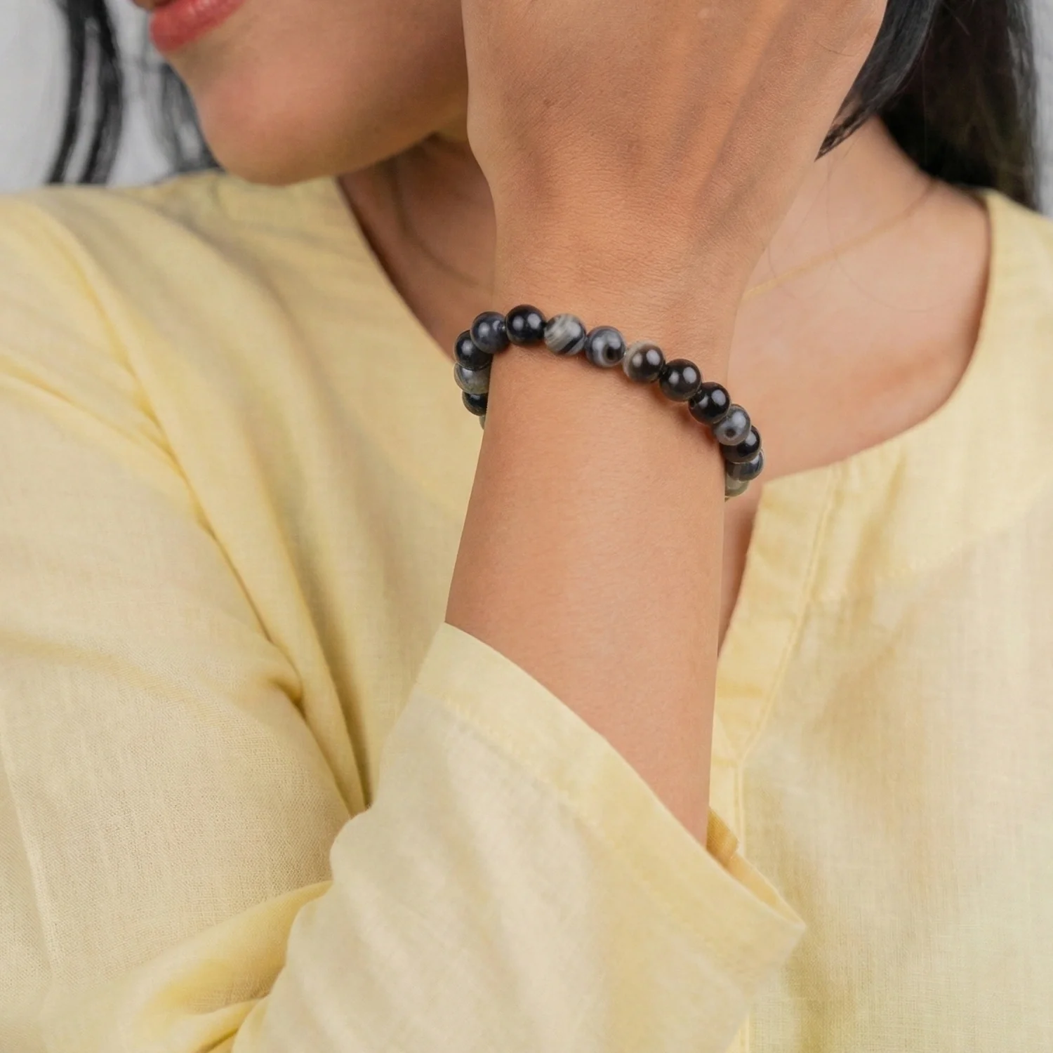 Black Agate Bracelet - Image 6