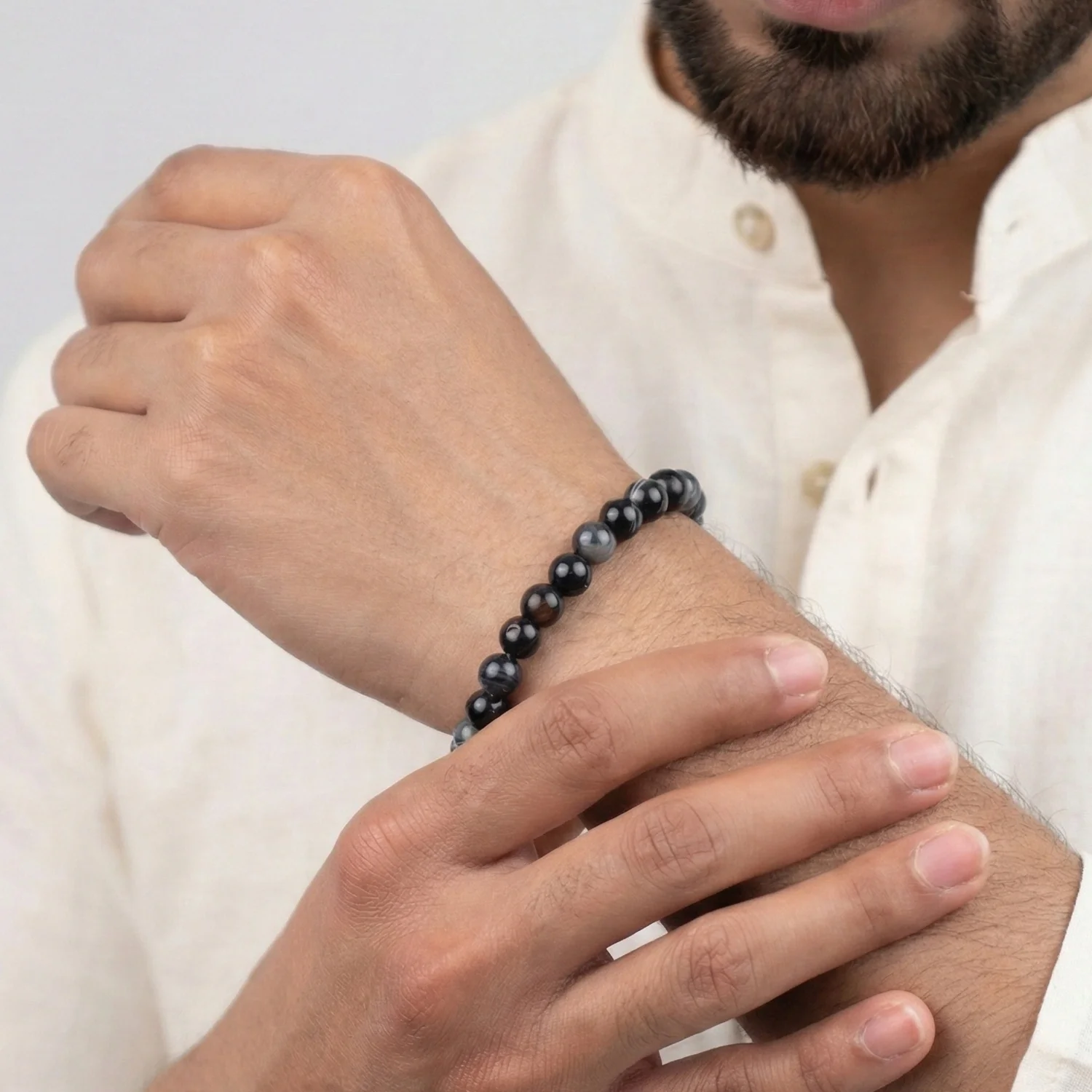 Black Agate Bracelet - Image 7