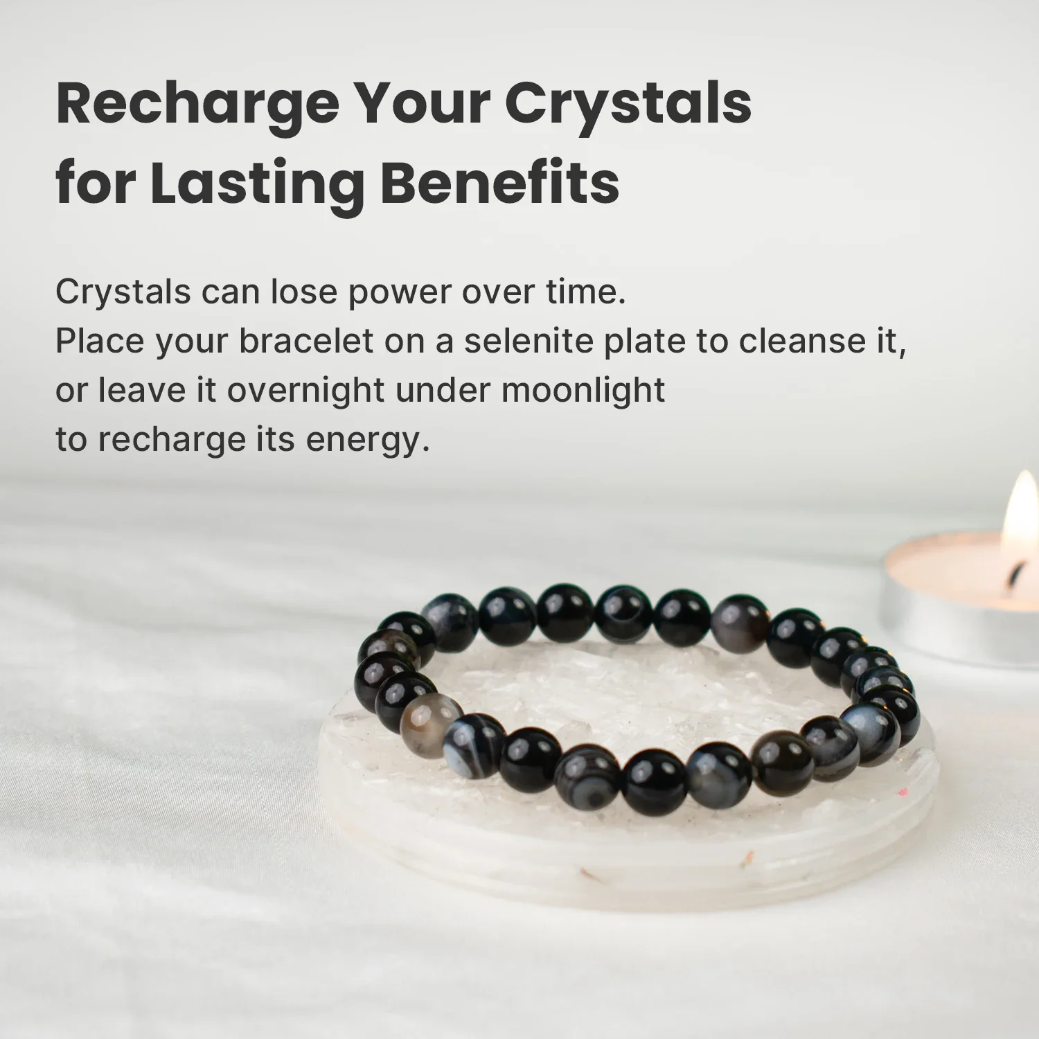 Black Agate Bracelet - Image 8