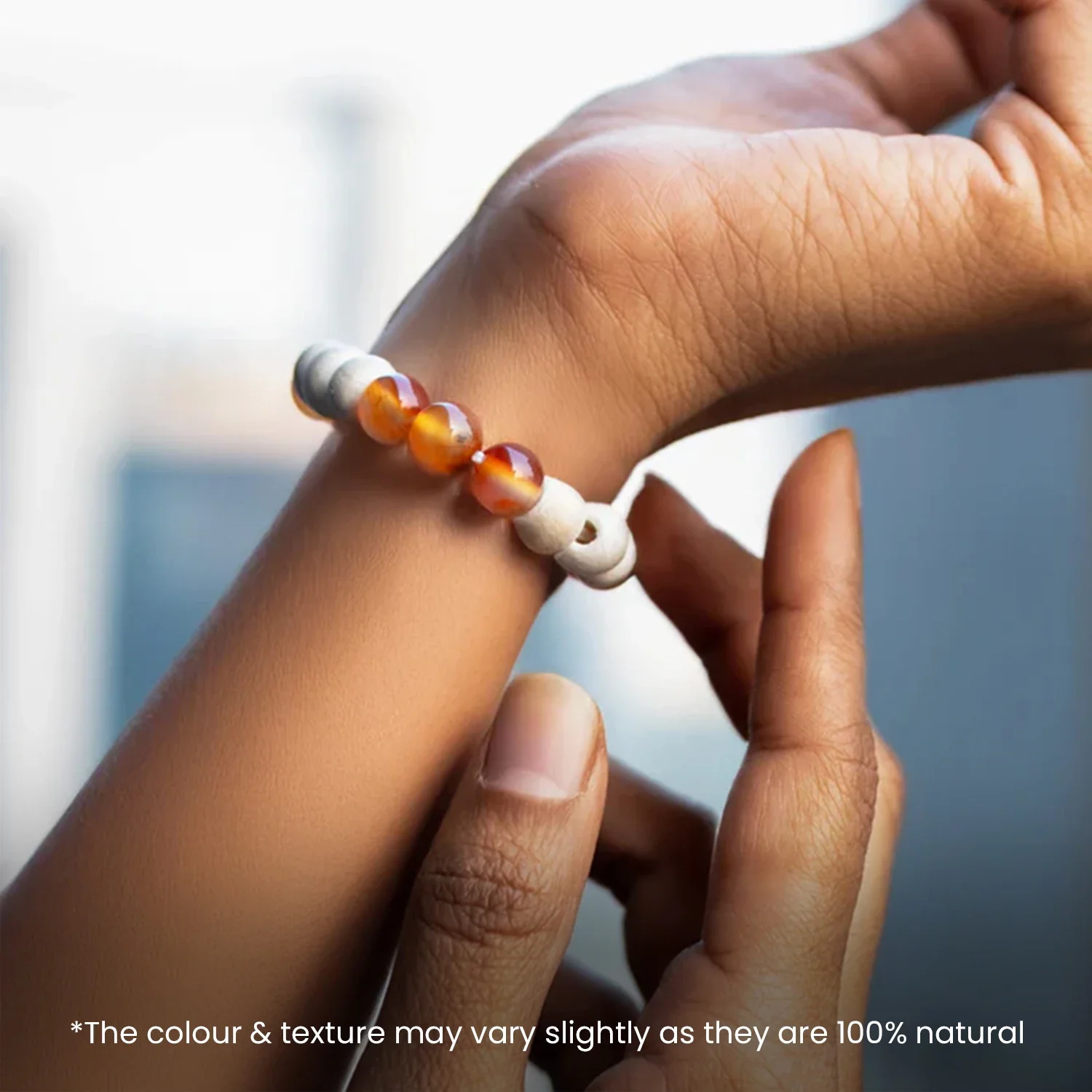 Carnelian Tulsi Bracelet - Image 2