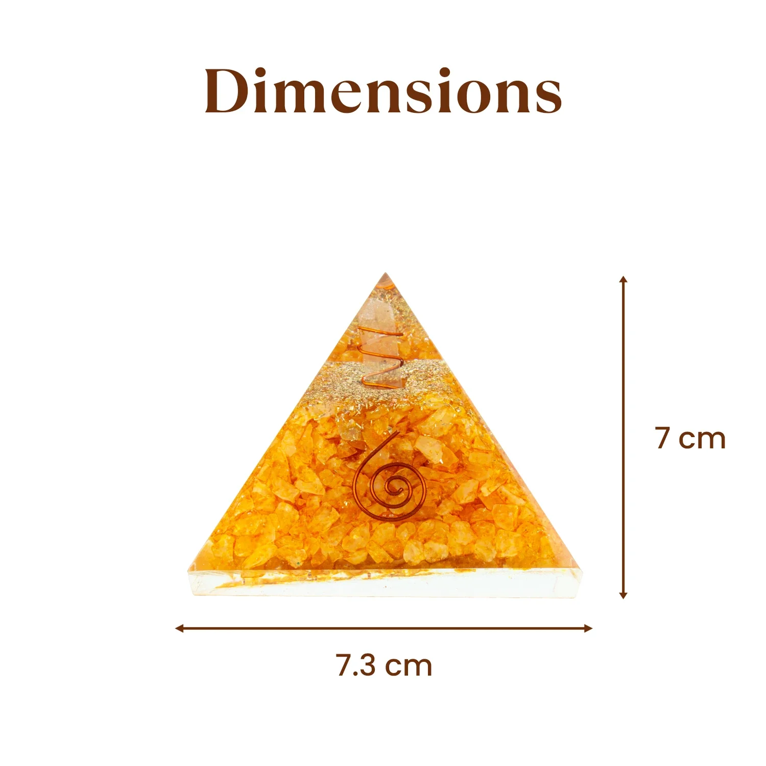 Vyapar Vridhi Pyramid - Made from Citrine Crystals - Image 4