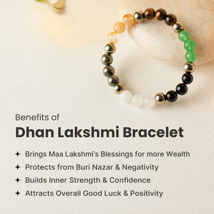 Dhan Lakshmi Bracelet with Vastu Pyrite Tortoise (Kachhua) - Image 7