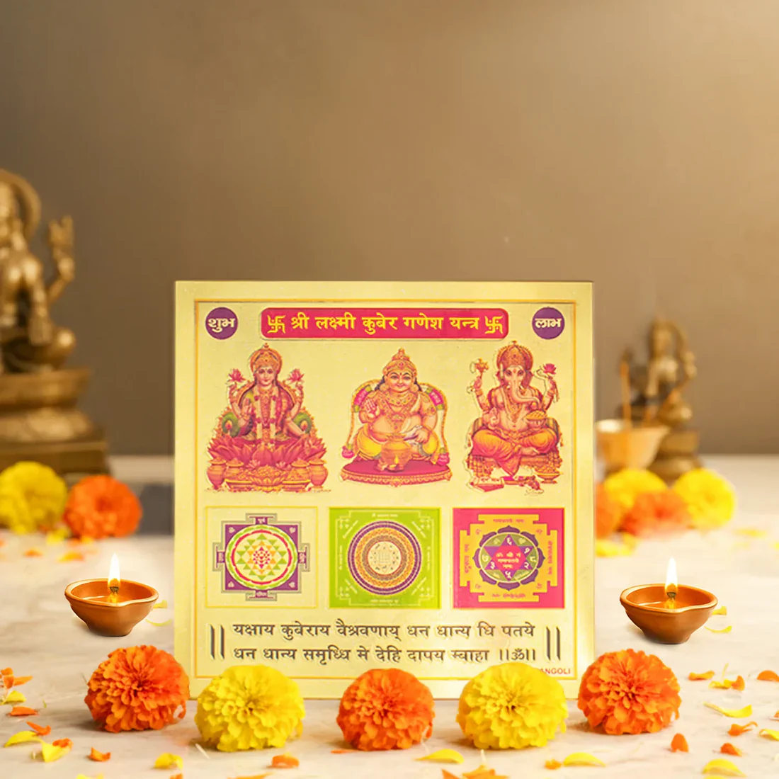 Dhan Sampatti Yantra Combo (6×6 inch) - Image 4
