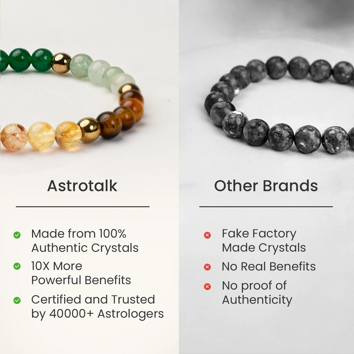 Dhan Yog 6mm Bracelet With Free Raw Selenite Plate - Image 9