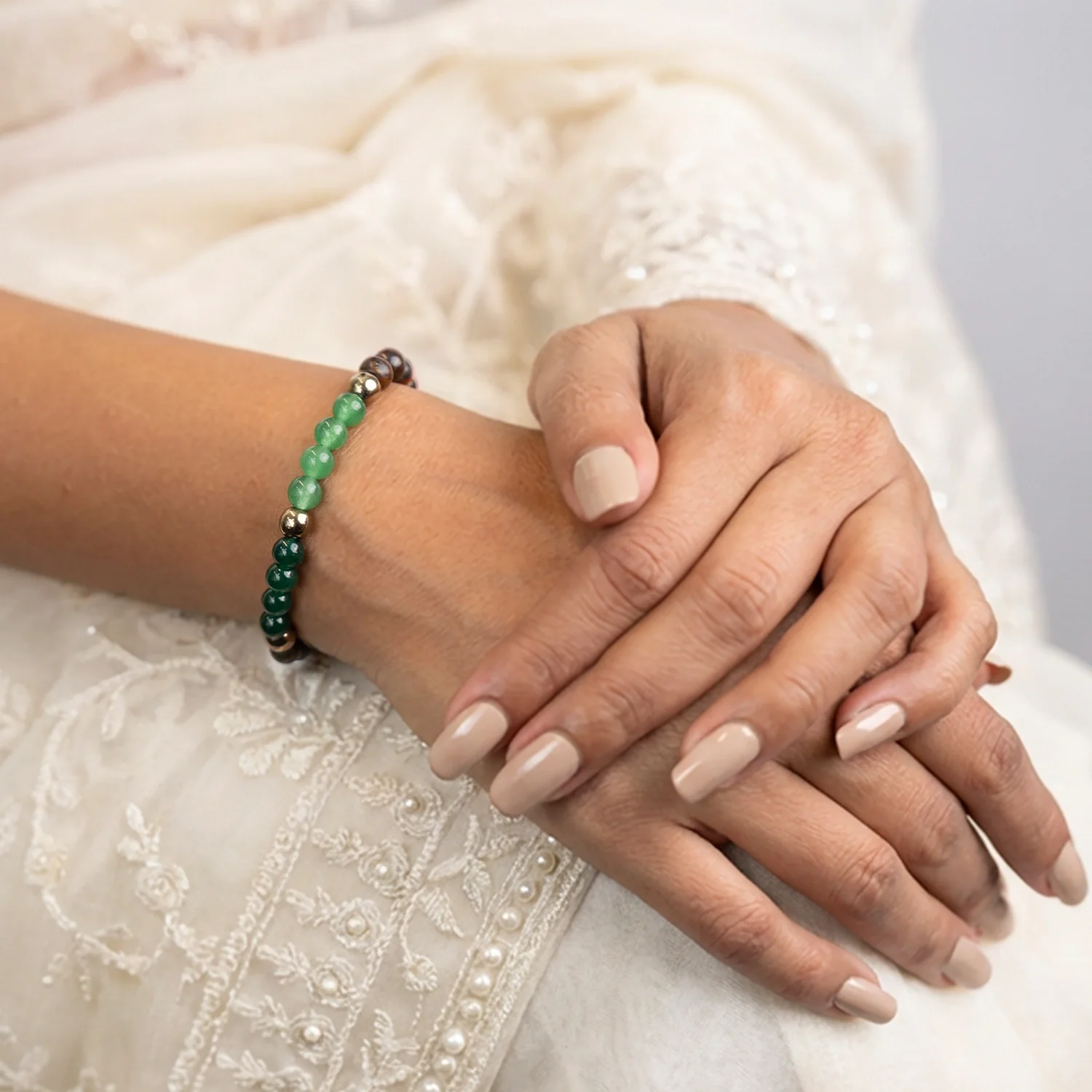 Dhan Yog Bracelet (Women - 6mm Beads) - Image 9