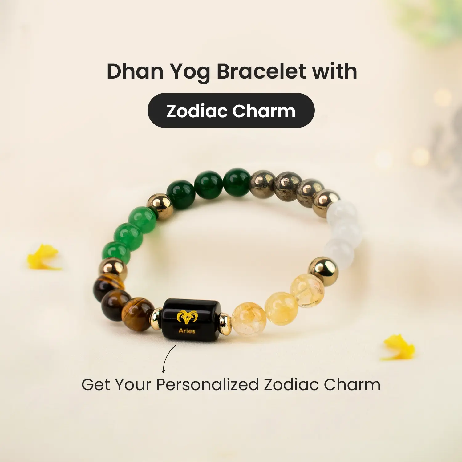 Dhan Yog Bracelet with Zodiac Charm - Image 115