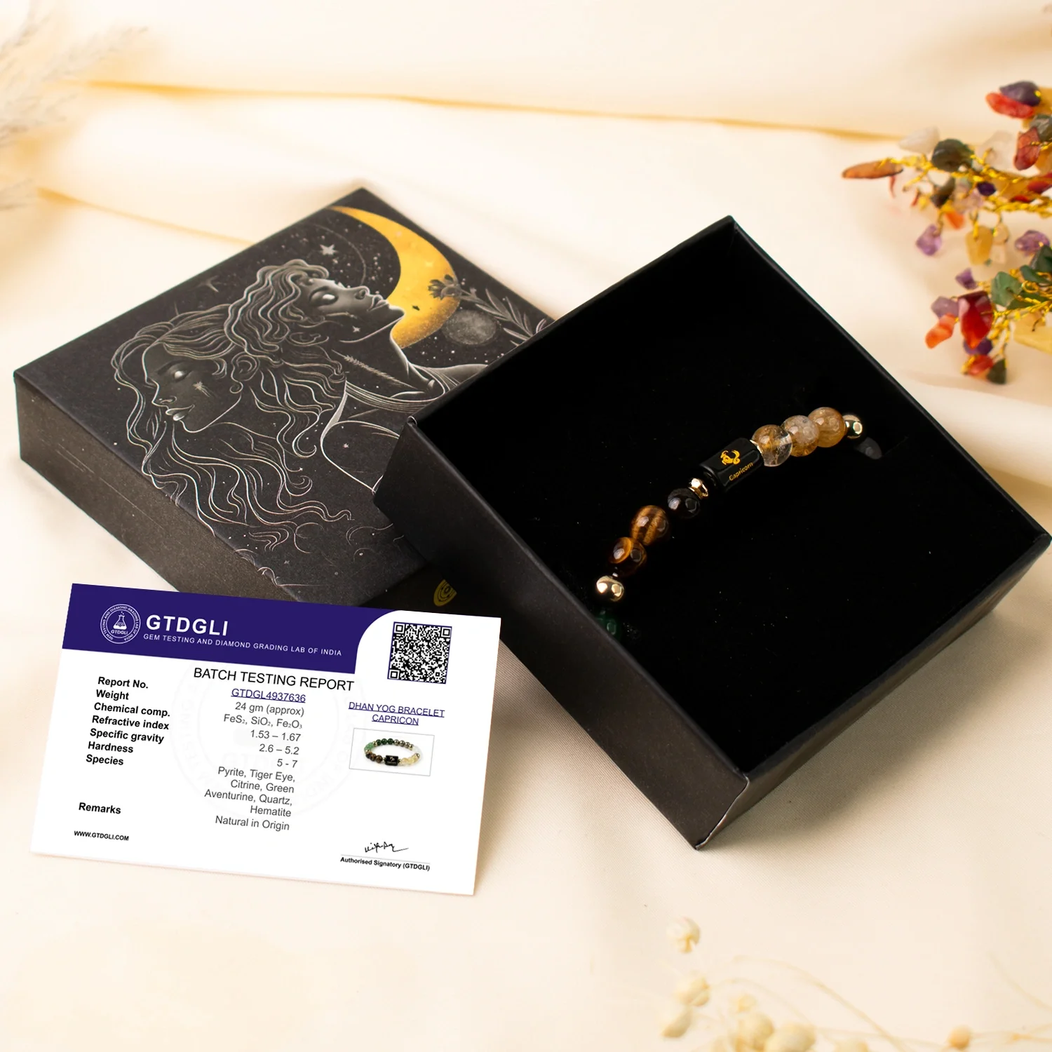 Dhan Yog Bracelet with Zodiac Charm - Image 17