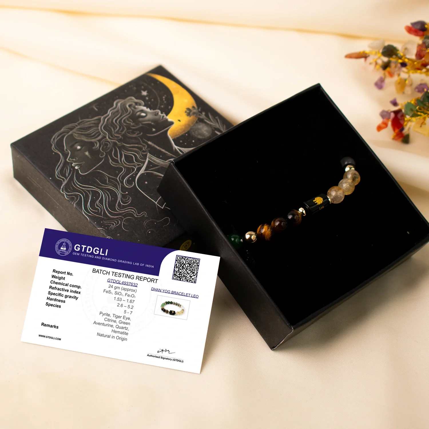 Dhan Yog Bracelet with Zodiac Charm - Image 22