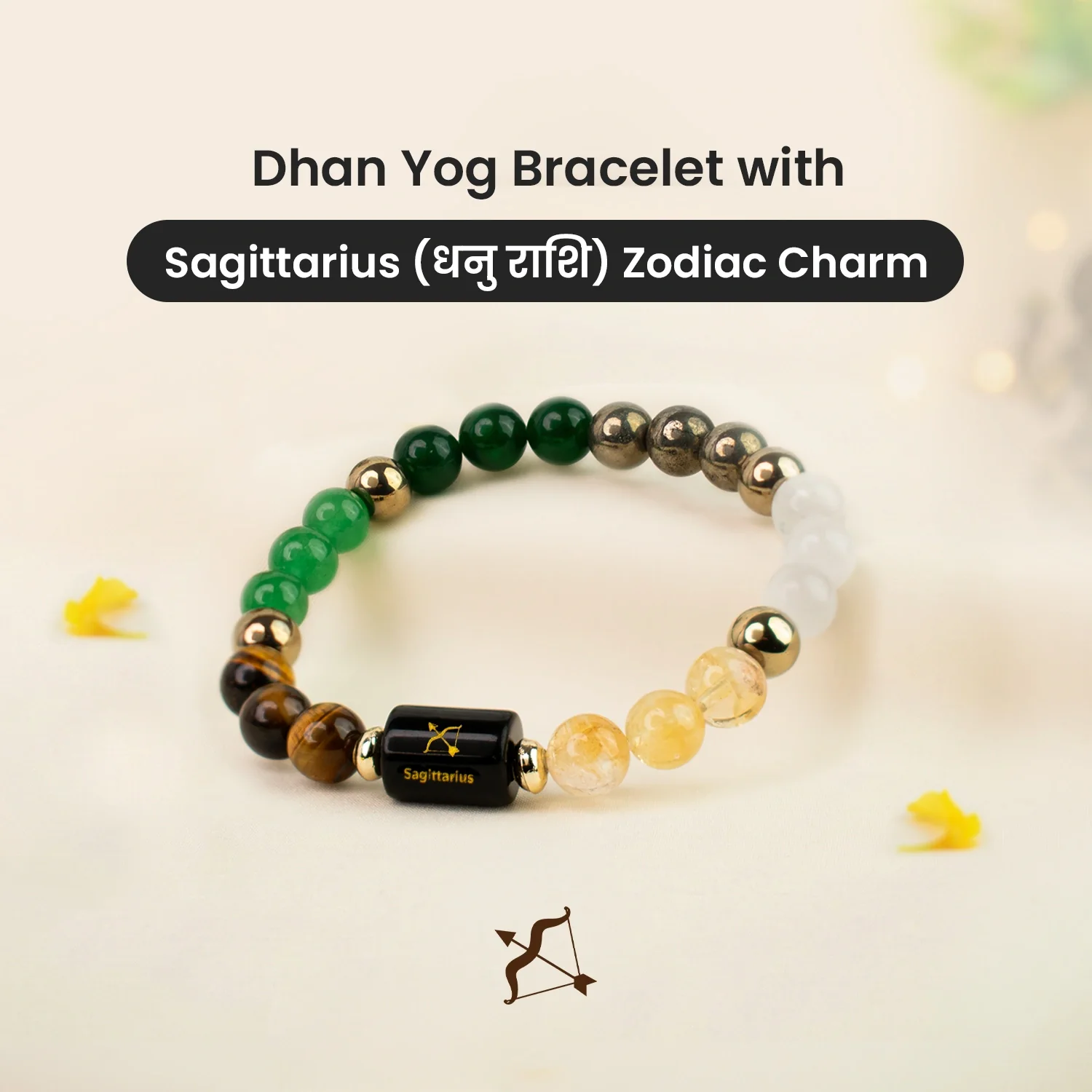 Dhan Yog Bracelet with Zodiac Charm - Image 46