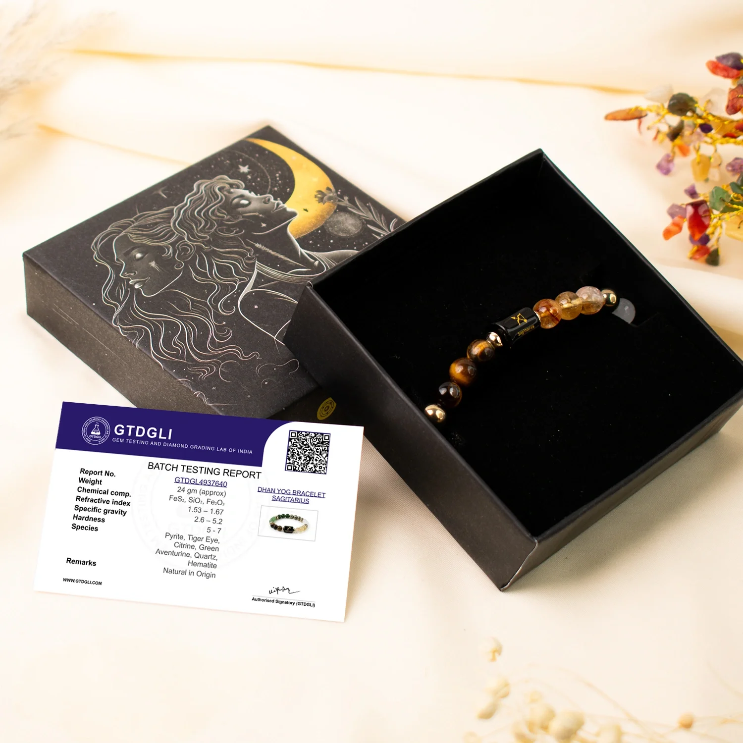 Dhan Yog Bracelet with Zodiac Charm - Image 50