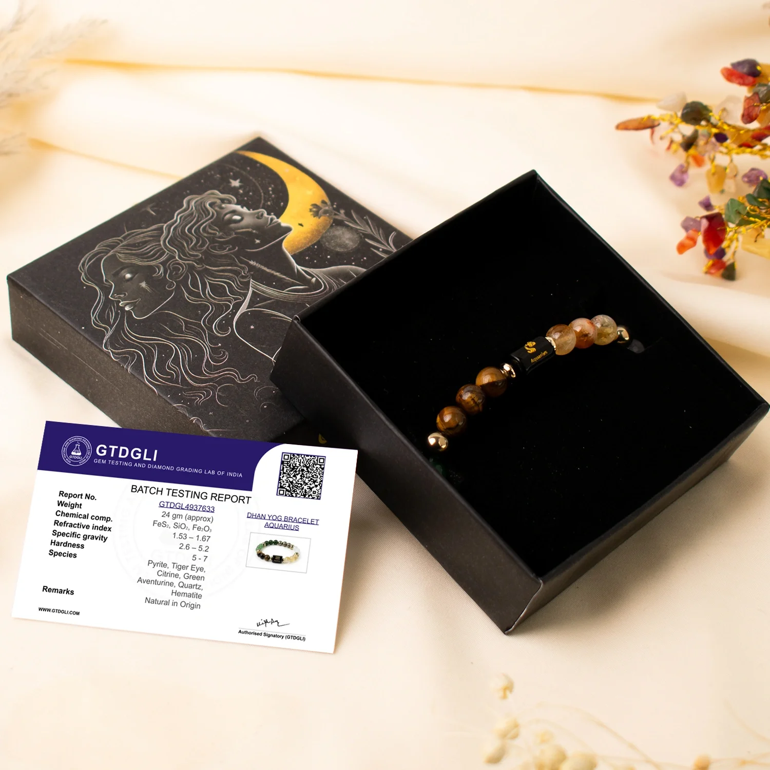 Dhan Yog Bracelet with Zodiac Charm - Image 52