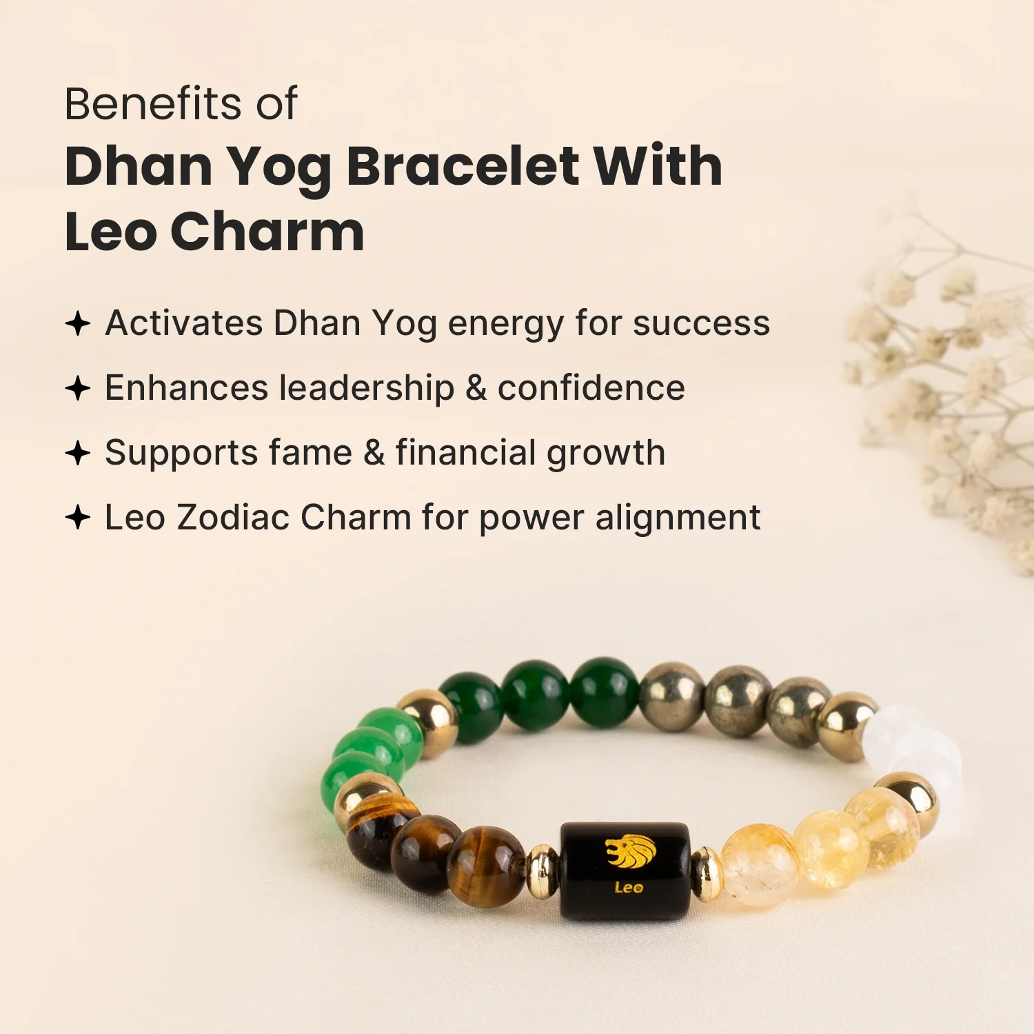 Dhan Yog Bracelet with Zodiac Charm - Image 60