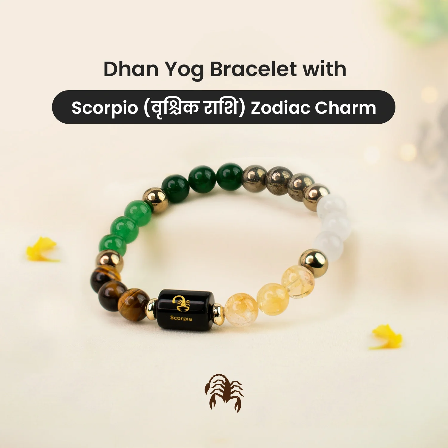 Dhan Yog Bracelet with Zodiac Charm - Image 69