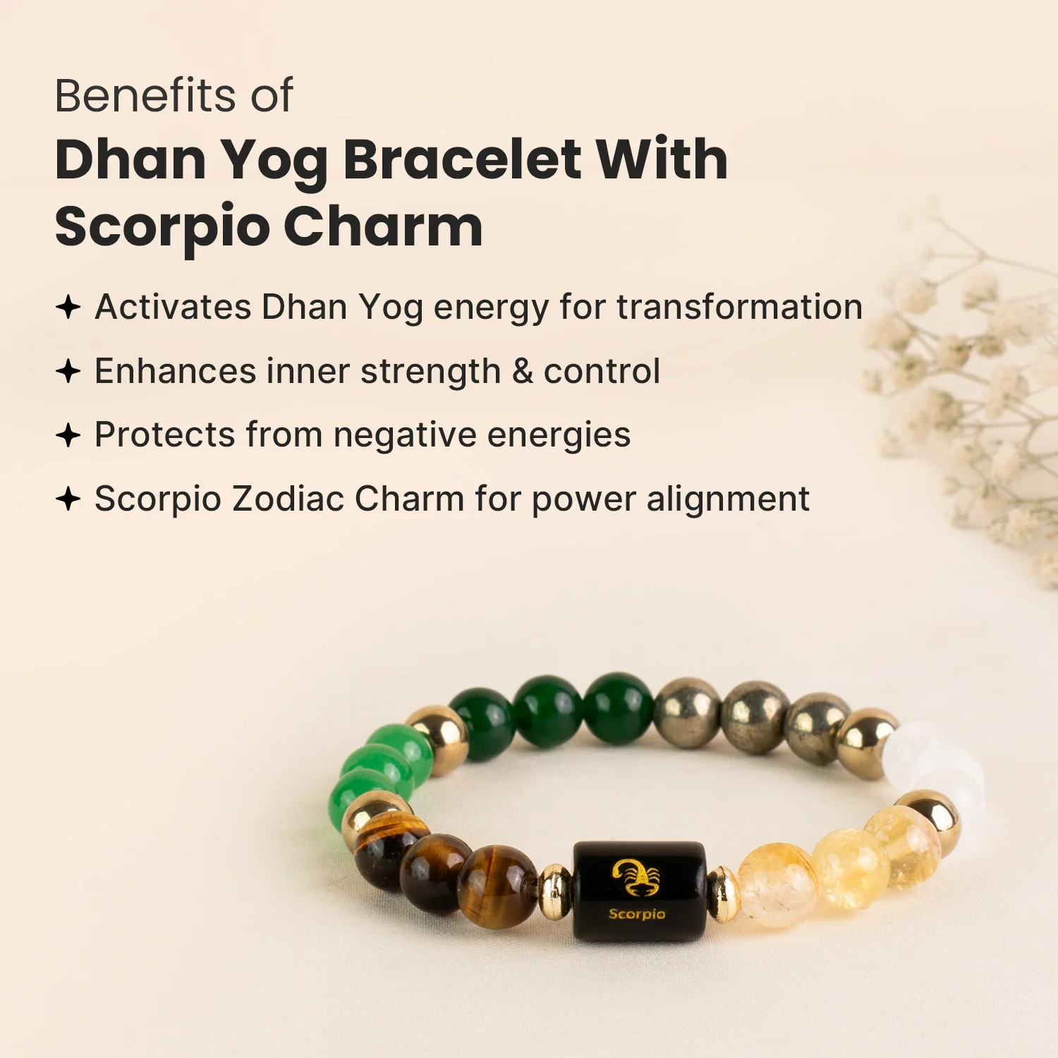 Dhan Yog Bracelet with Zodiac Charm - Image 71