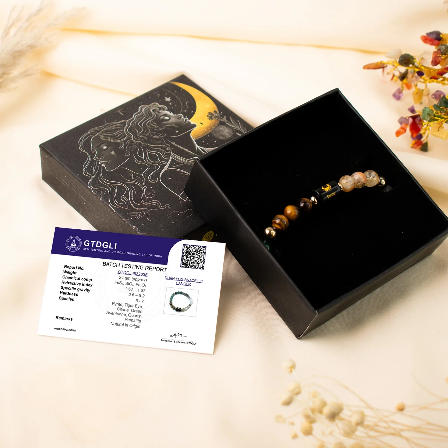 Dhan Yog Bracelet with Zodiac Charm - Image 76
