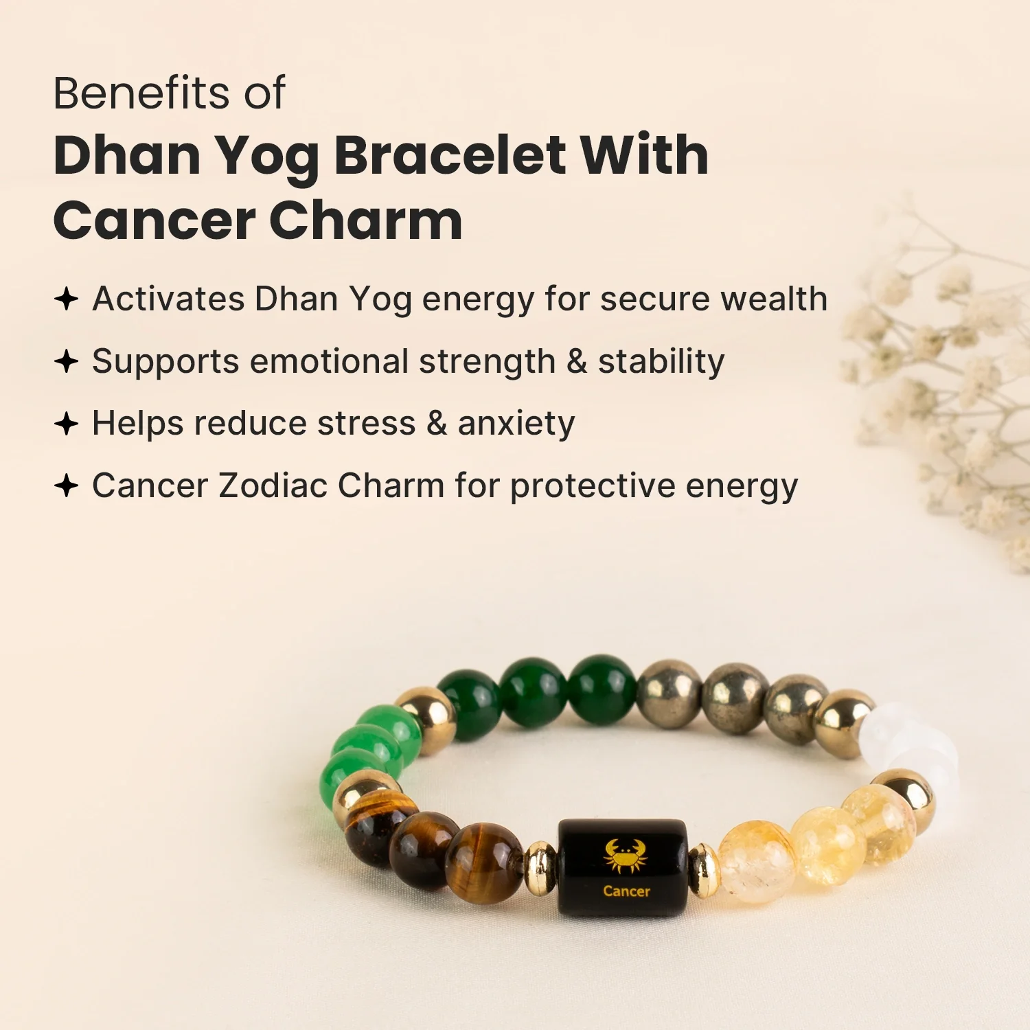 Dhan Yog Bracelet with Zodiac Charm - Image 78
