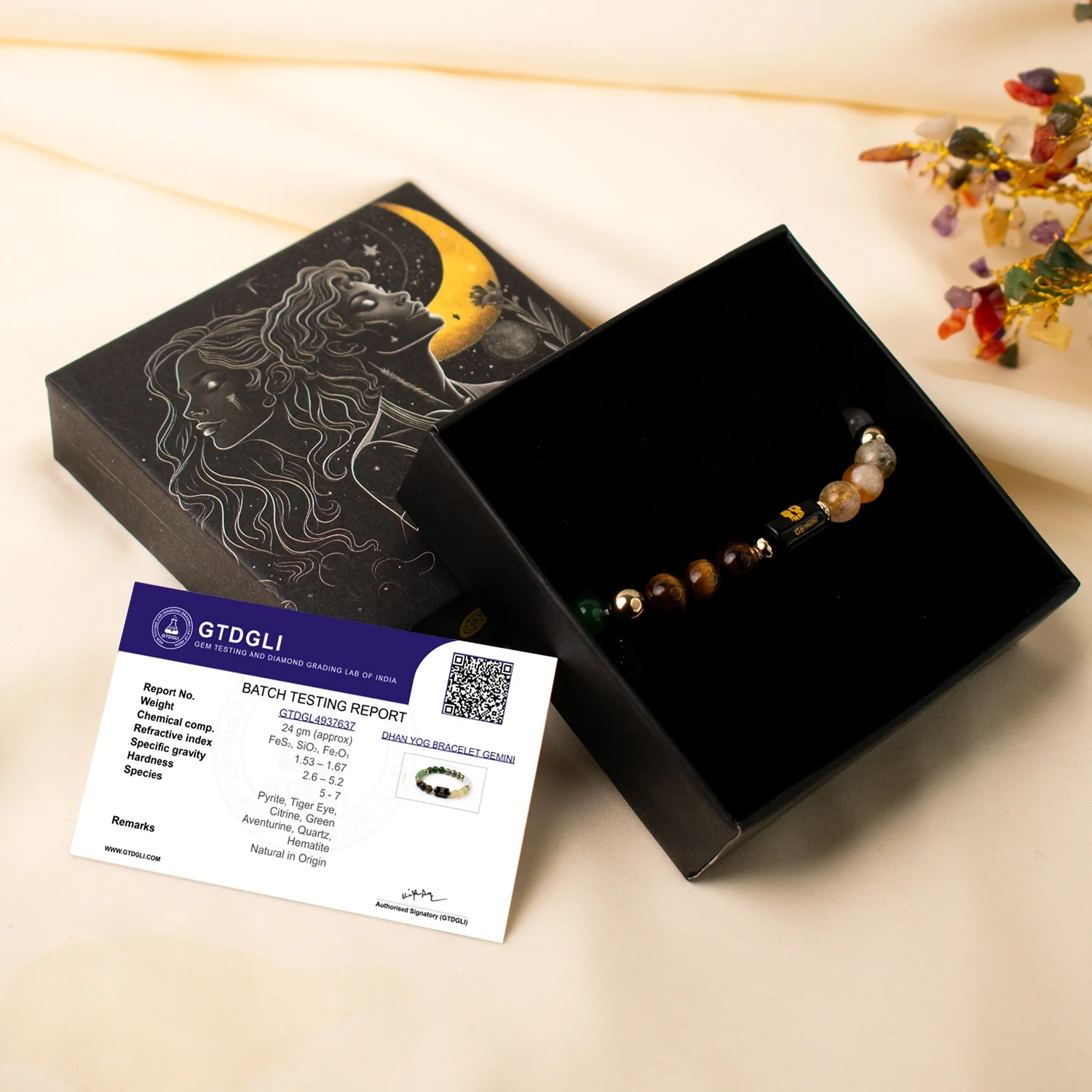 Dhan Yog Bracelet with Zodiac Charm - Image 88