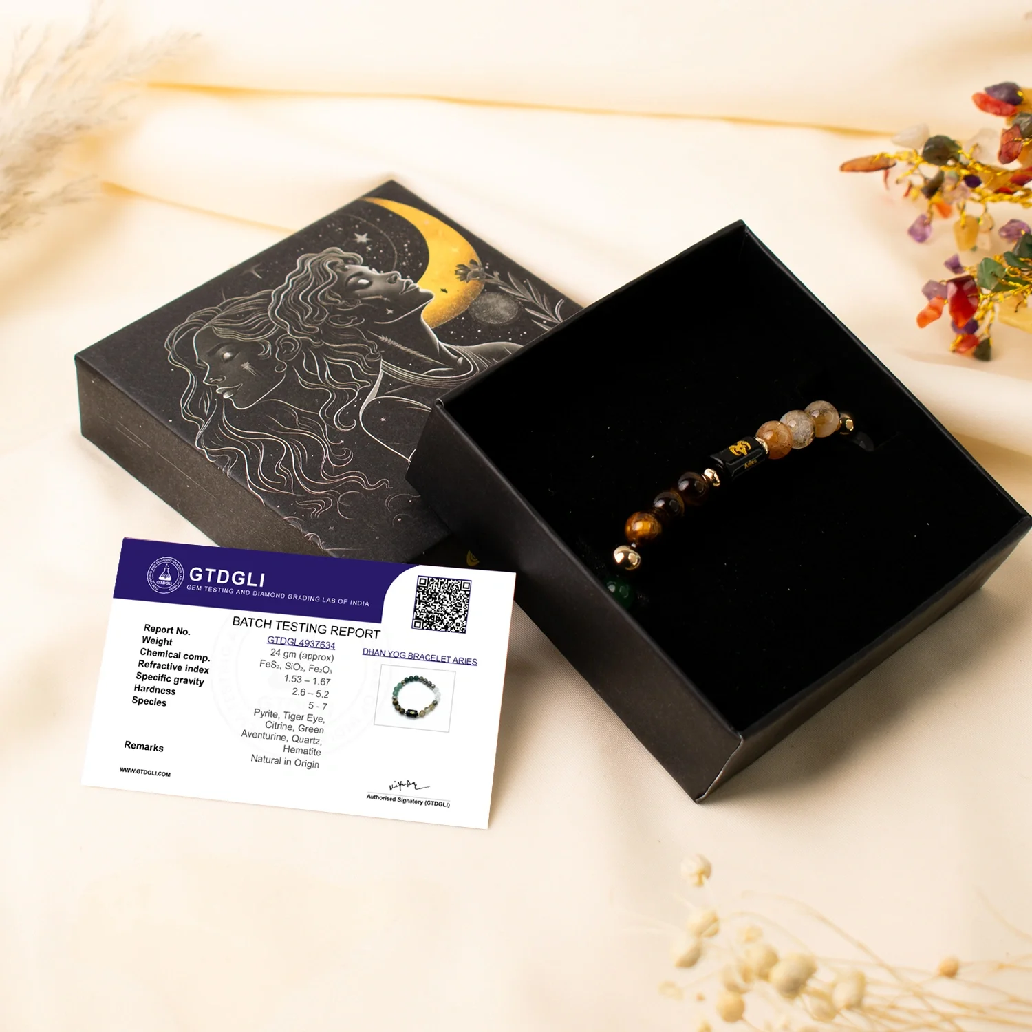 Dhan Yog Bracelet with Zodiac Charm - Image 9
