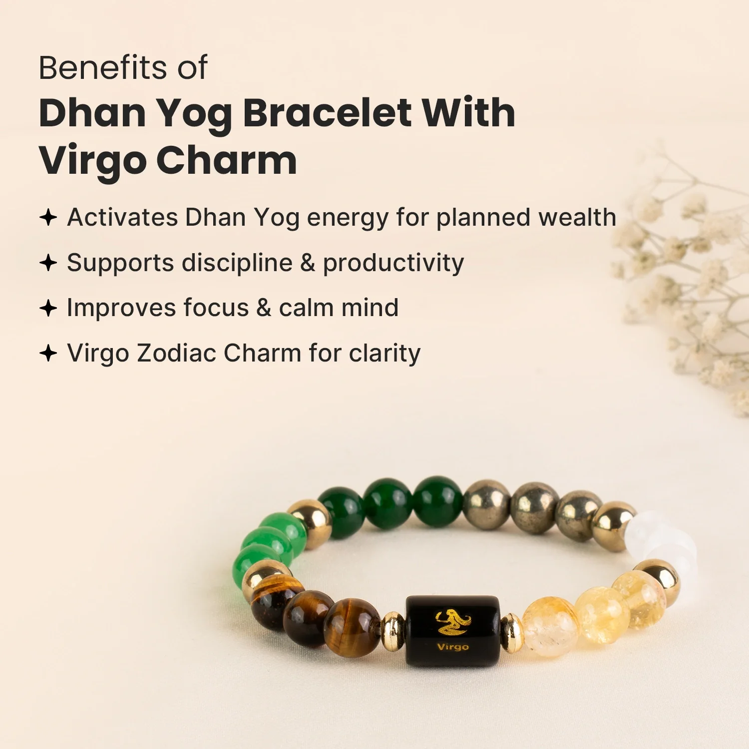 Dhan Yog Bracelet with Zodiac Charm - Image 94