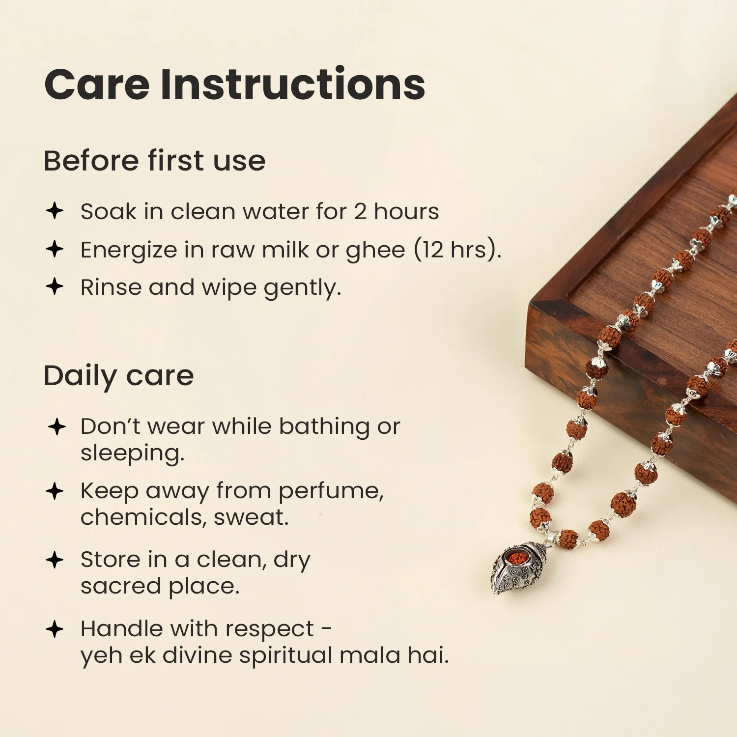 Divya Shankh Rudraksha Mala - Image 9