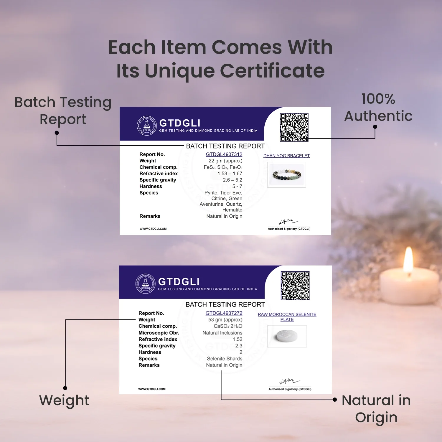 Energised Dhan Yog Bracelet with FREE Raw Selenite Plate - Image 8
