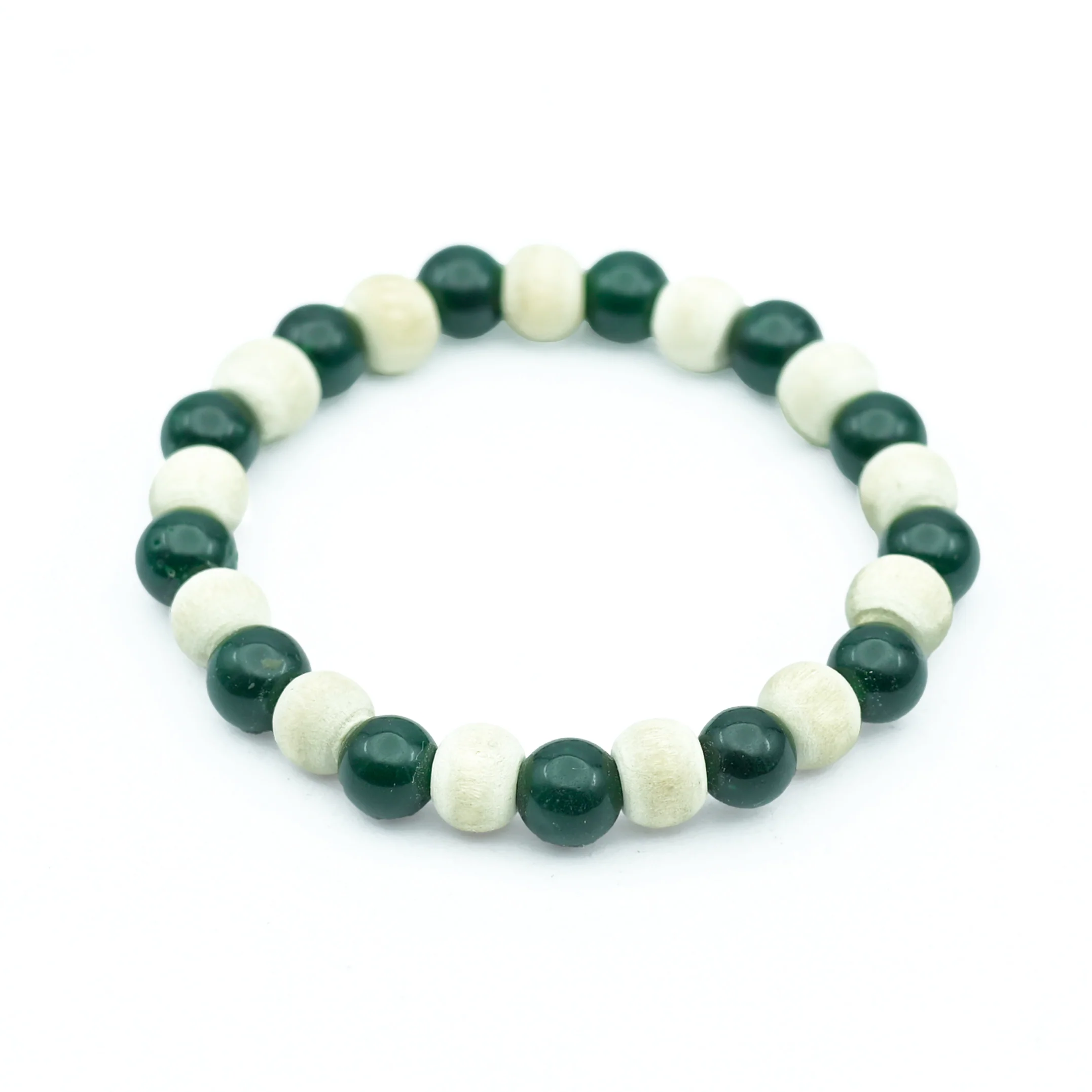 Green Jade Tulsi Bracelet - Image 4