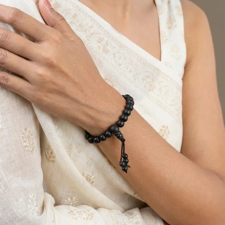 Karungali Malai (8mm) with 8mm Karungali Bracelet (Govt. Certified) - Image 11