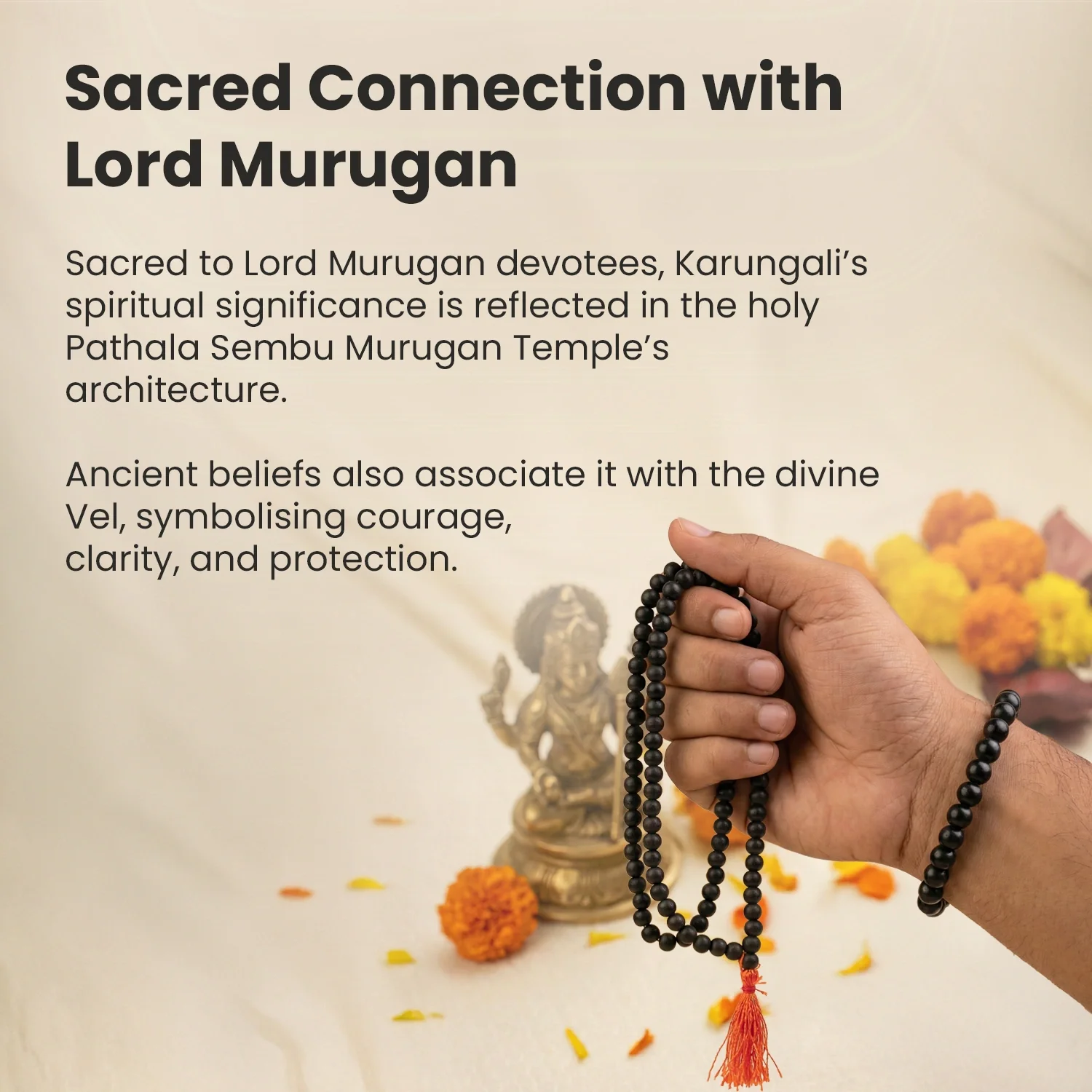 Karungali Family Protection Combo – Kids Karungali Mala (6mm) and 8mm Karungali Bracelet - Image 6