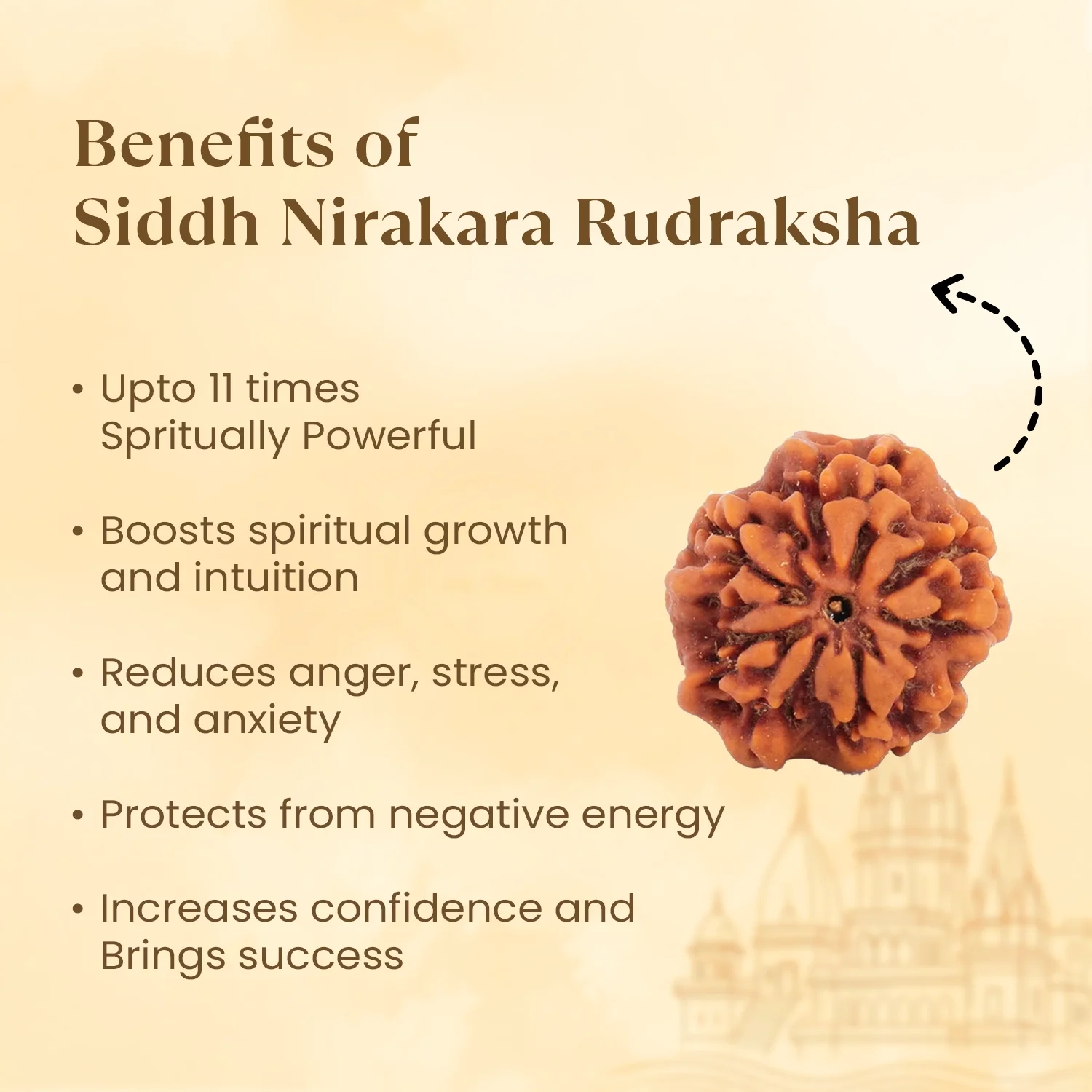 Kashi Siddh Nepal Origin Nirakar Rudraksha (0 Mukhi) - 17mm to 22mm - Image 3