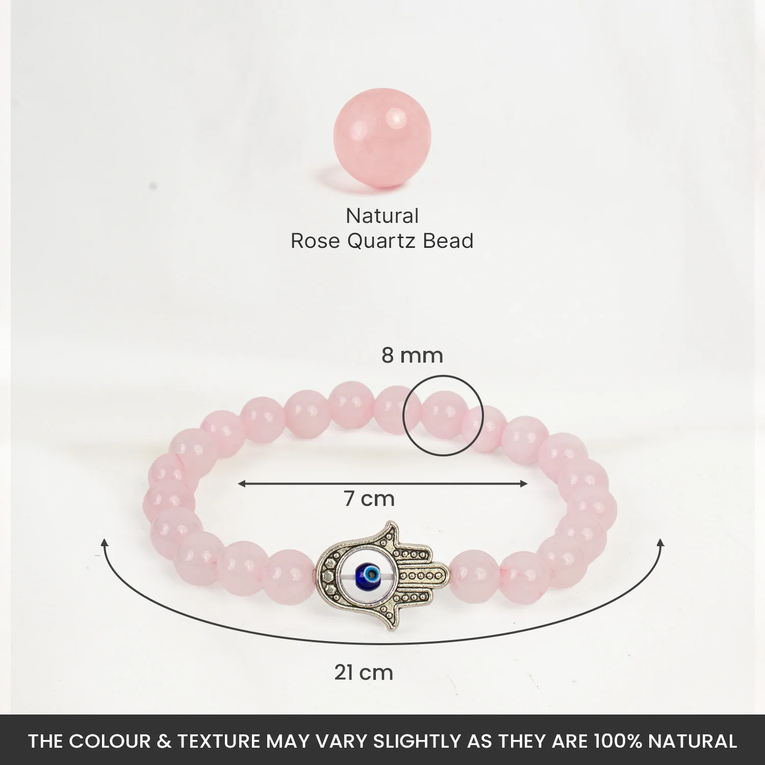 Love Attraction with Evil Eye Hamsa Bracelet - Image 5