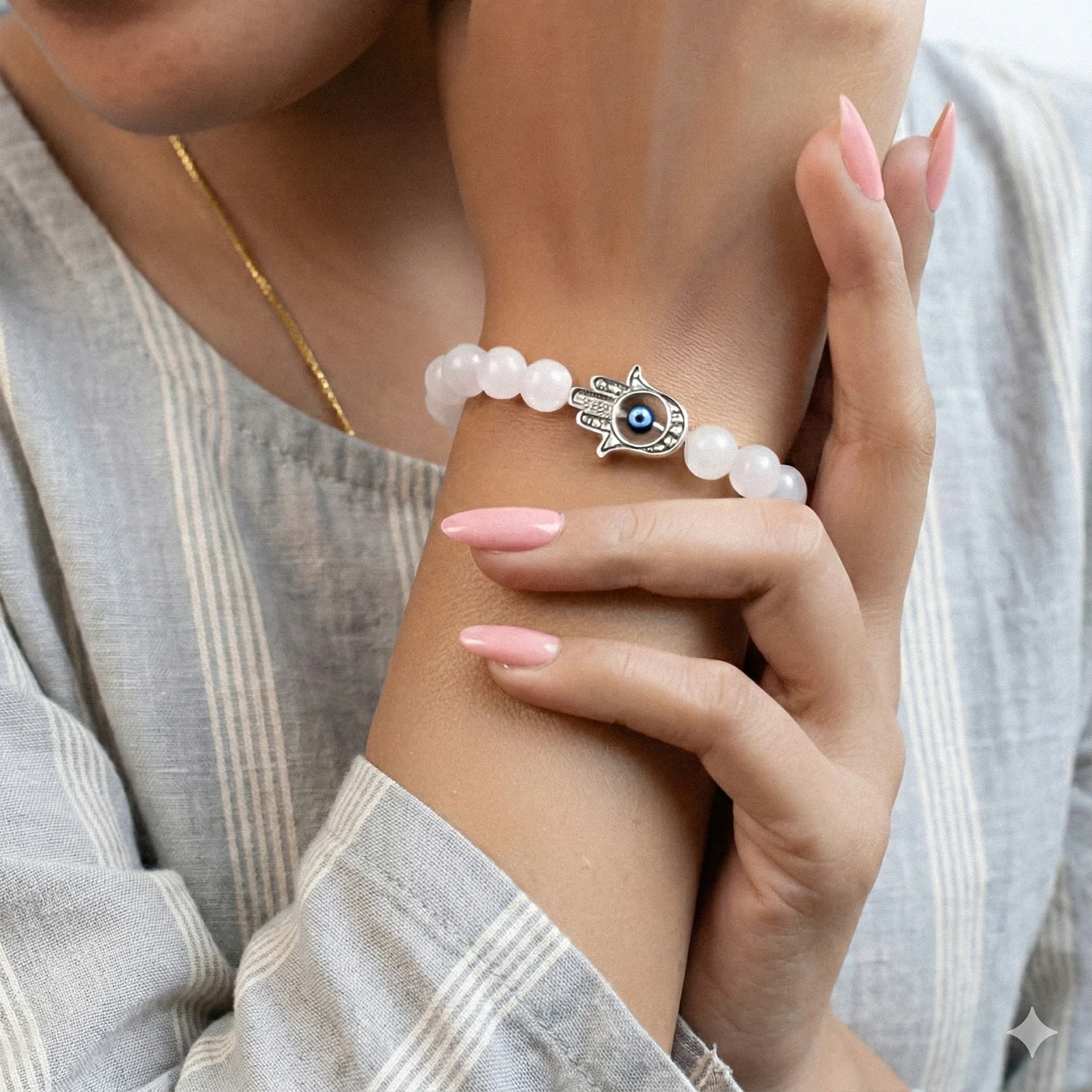 Love Attraction with Evil Eye Hamsa Bracelet - Image 6