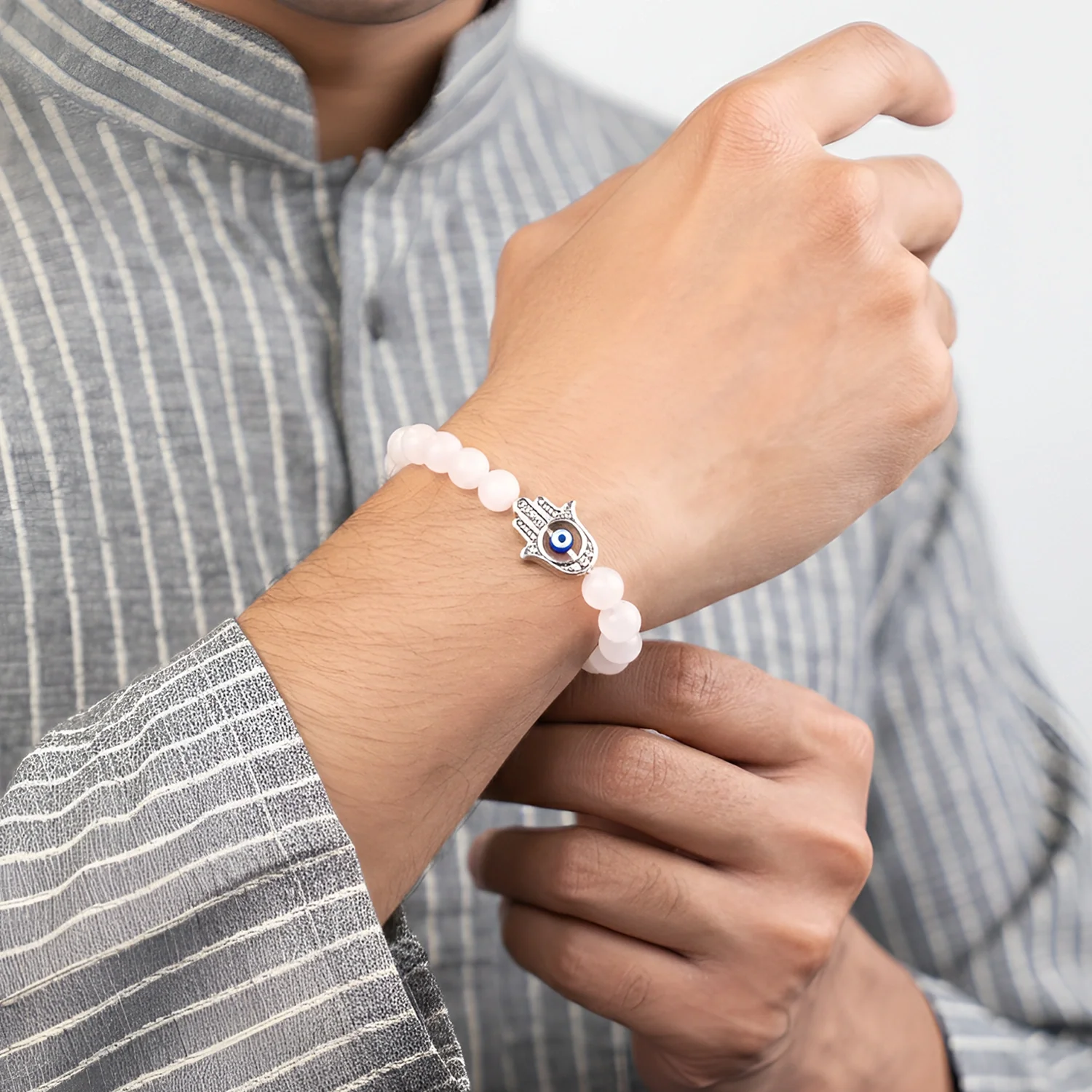 Love Attraction with Evil Eye Hamsa Bracelet - Image 7
