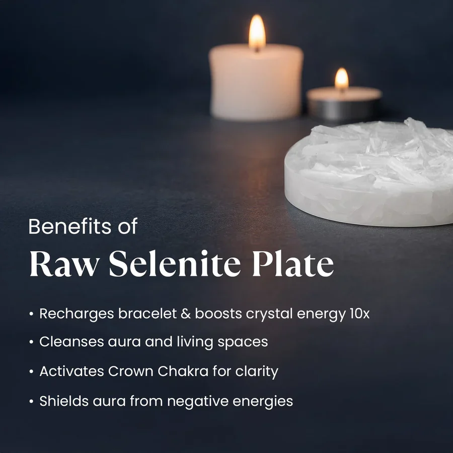 OM Pyrite Wealth Combo with FREE Raw Selenite Plate - Image 7