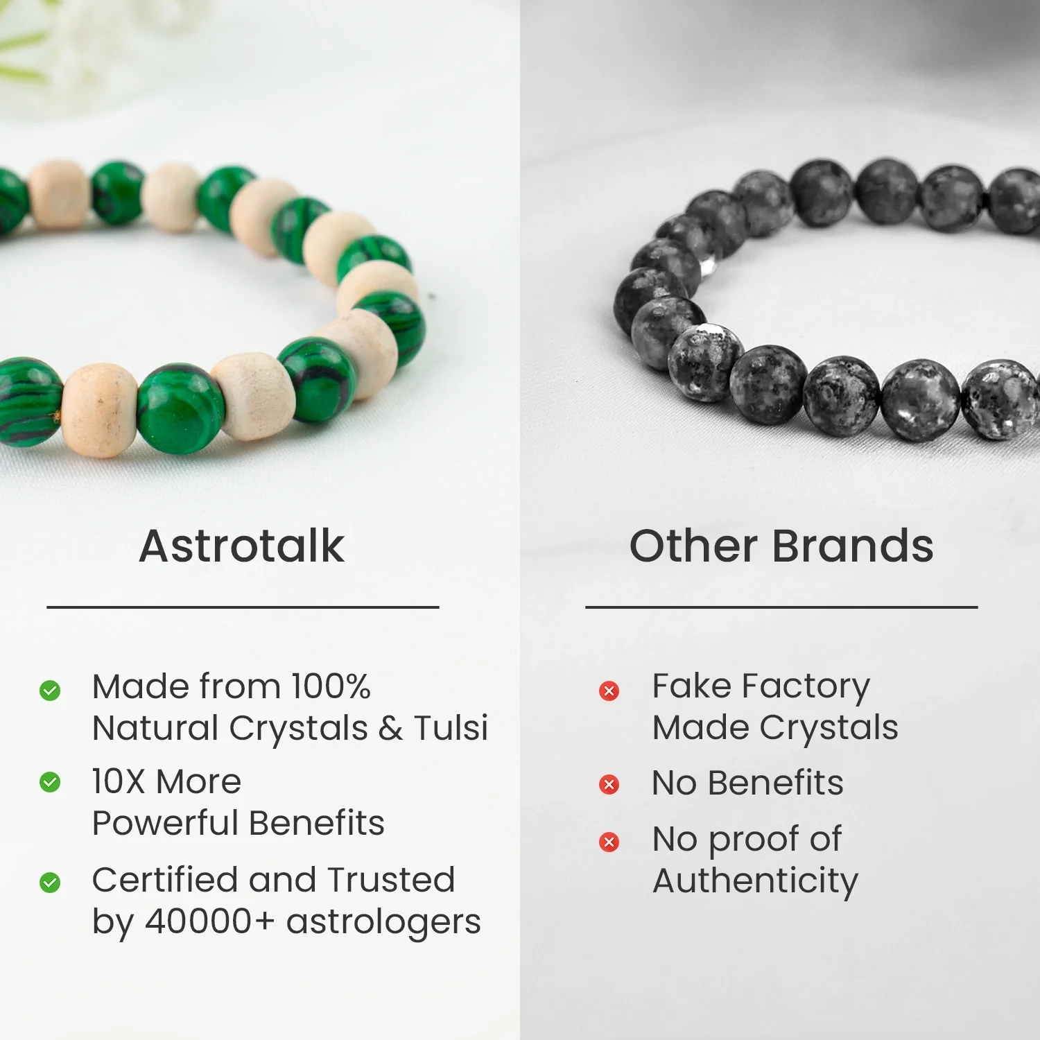 Malachite With Tulsi Bracelet - Image 8