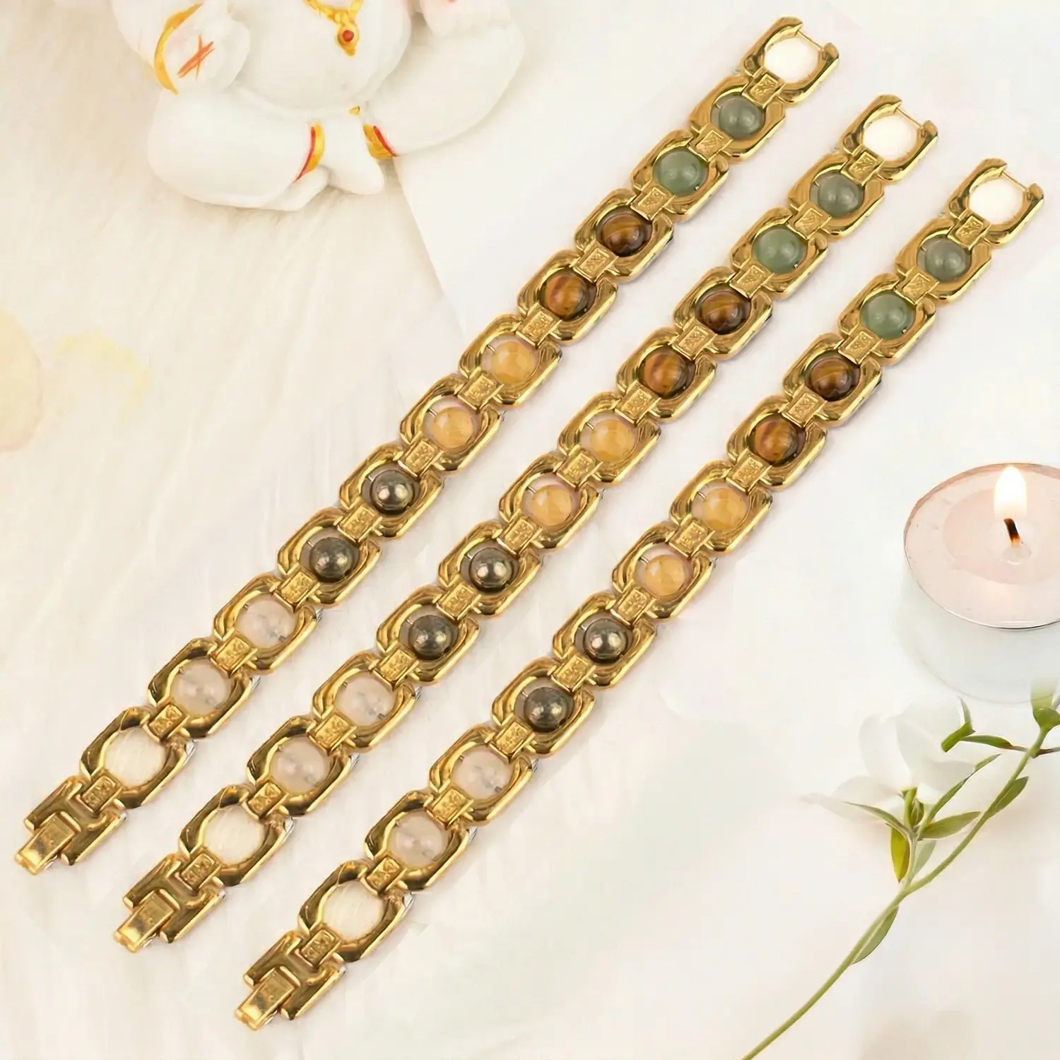 Metal Dhan Yog Bracelet - Gold - Image 10