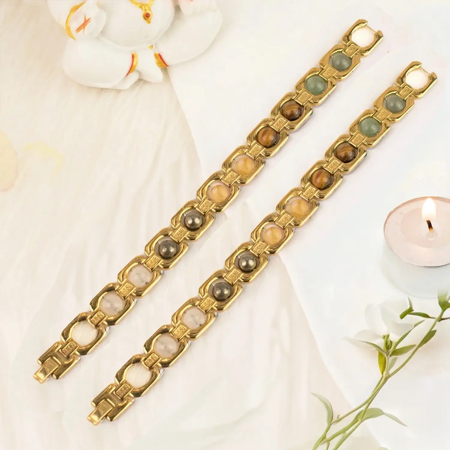 Metal Dhan Yog Bracelet - Gold - Image 9