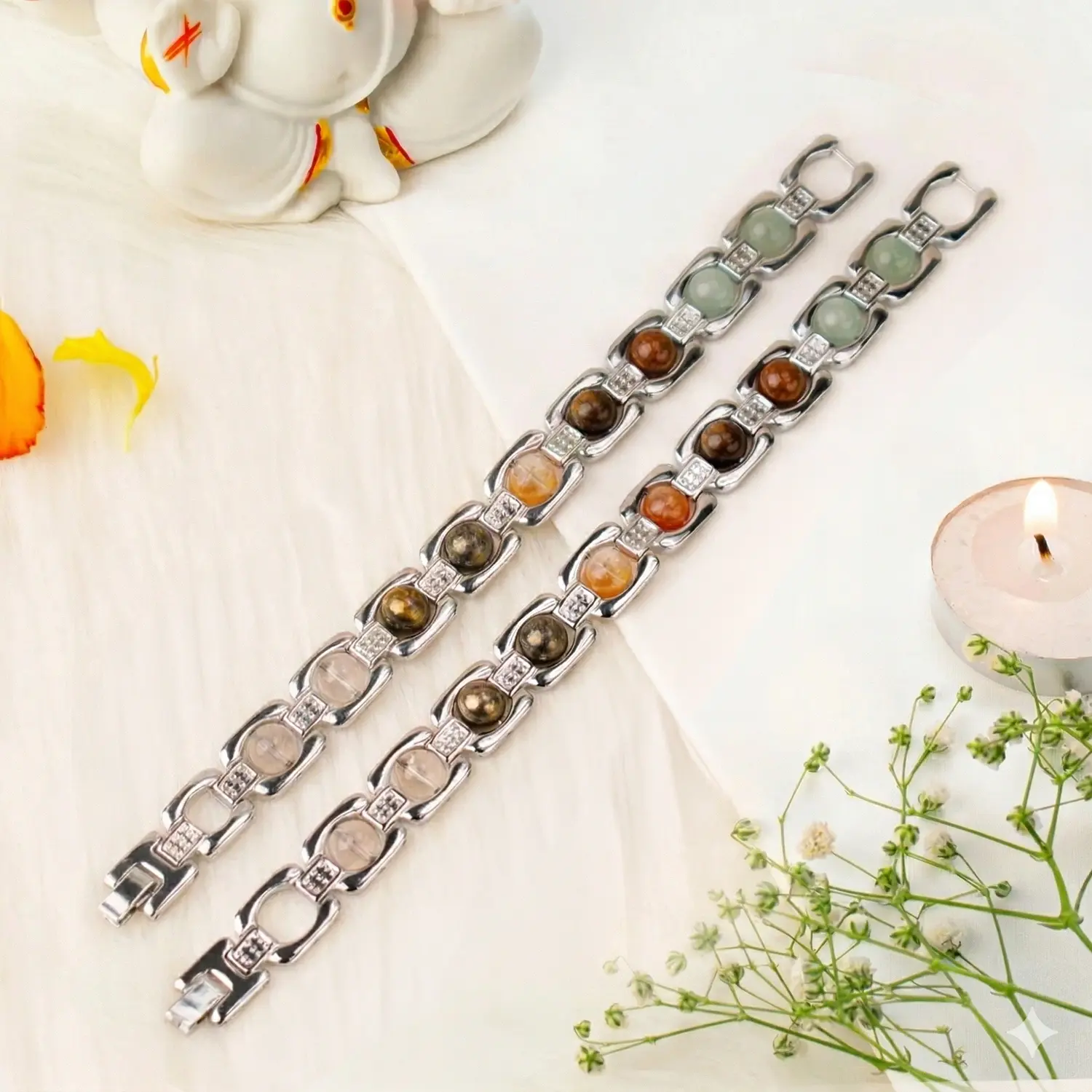 Metal Dhan Yog Bracelet - Silver - Image 9