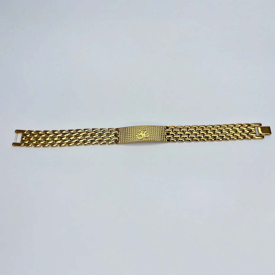 Om Stainless Steel Bracelet - Image 4