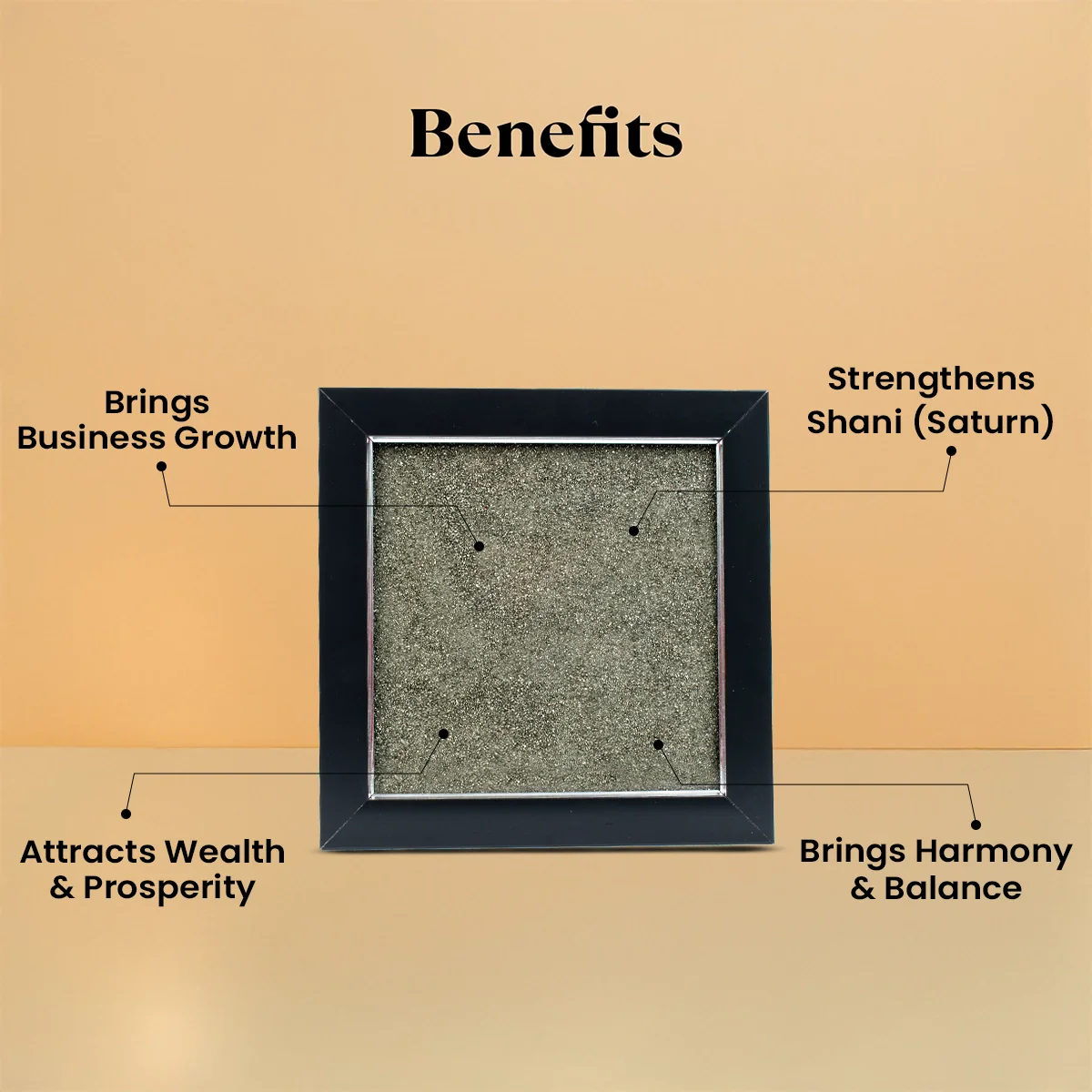 Raw Pyrite Dust Frame - Image 3
