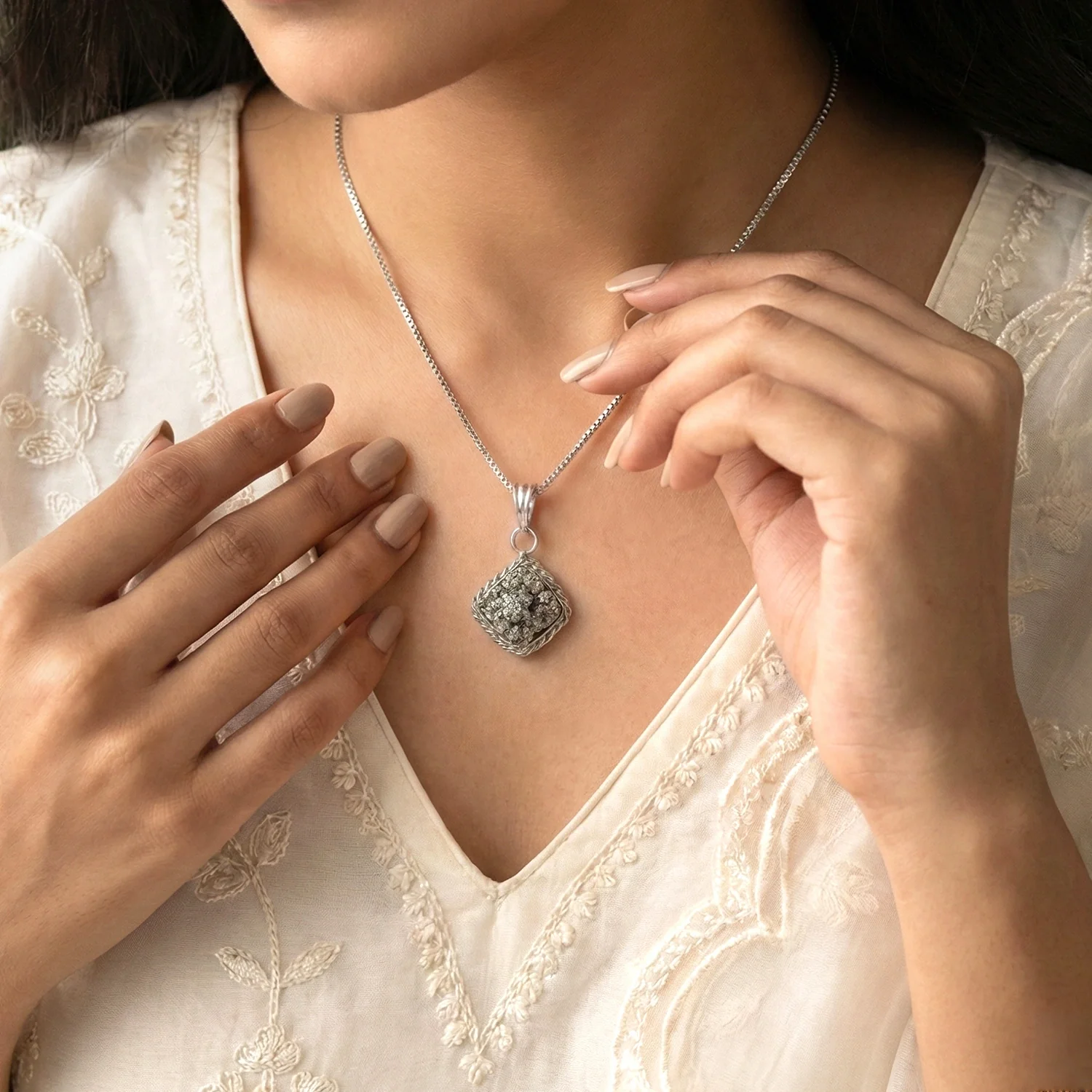 Princess Combo with Pyrite Anklet and Pendant - Image 10