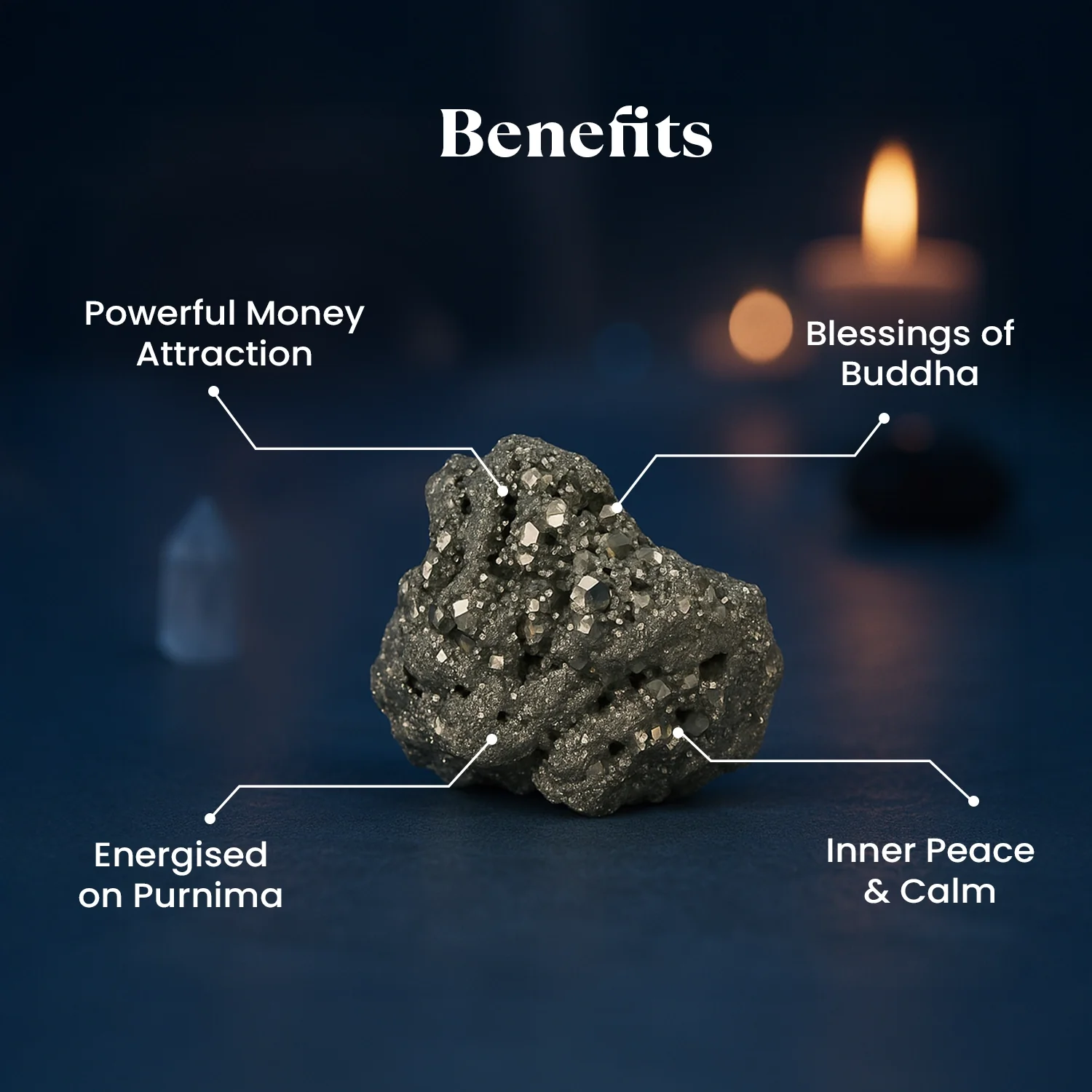 Energised Raw Pyrite Stone - 10x Stronger - Image 3