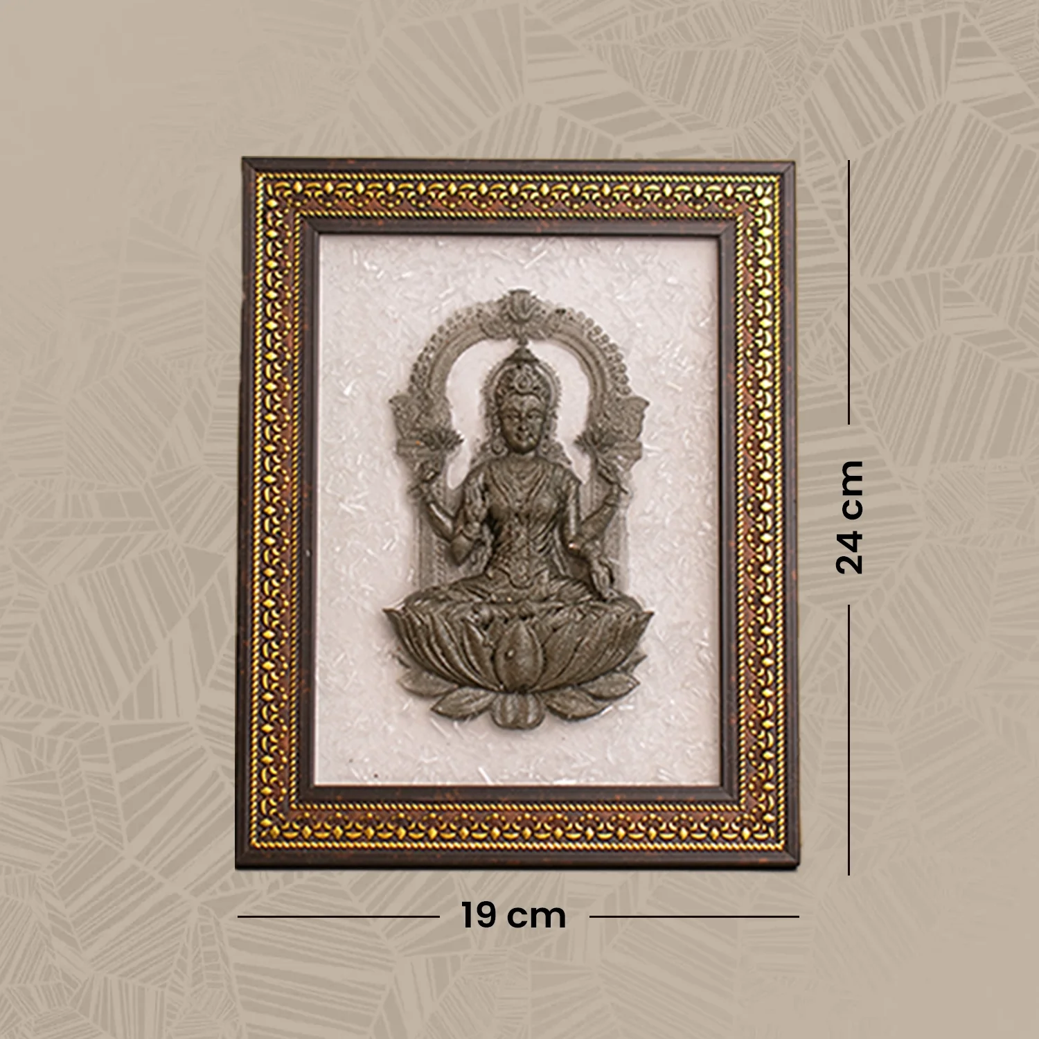 Pyrite Lakshmi Ji on Selenite Frame - Image 8