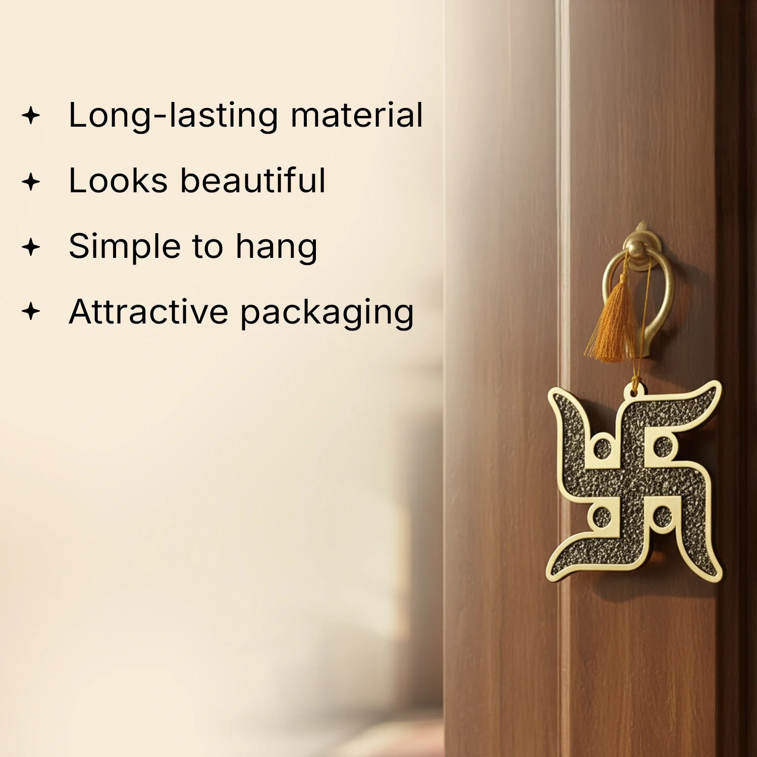 Pyrite Swastik Dhan Samriddhi Vastu Blessing - Image 4