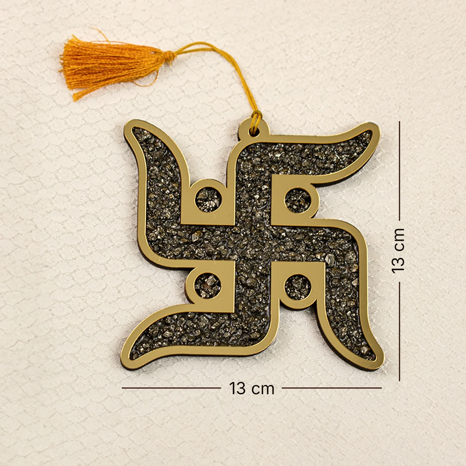Pyrite Swastik Dhan Samriddhi Vastu Blessing - Image 6