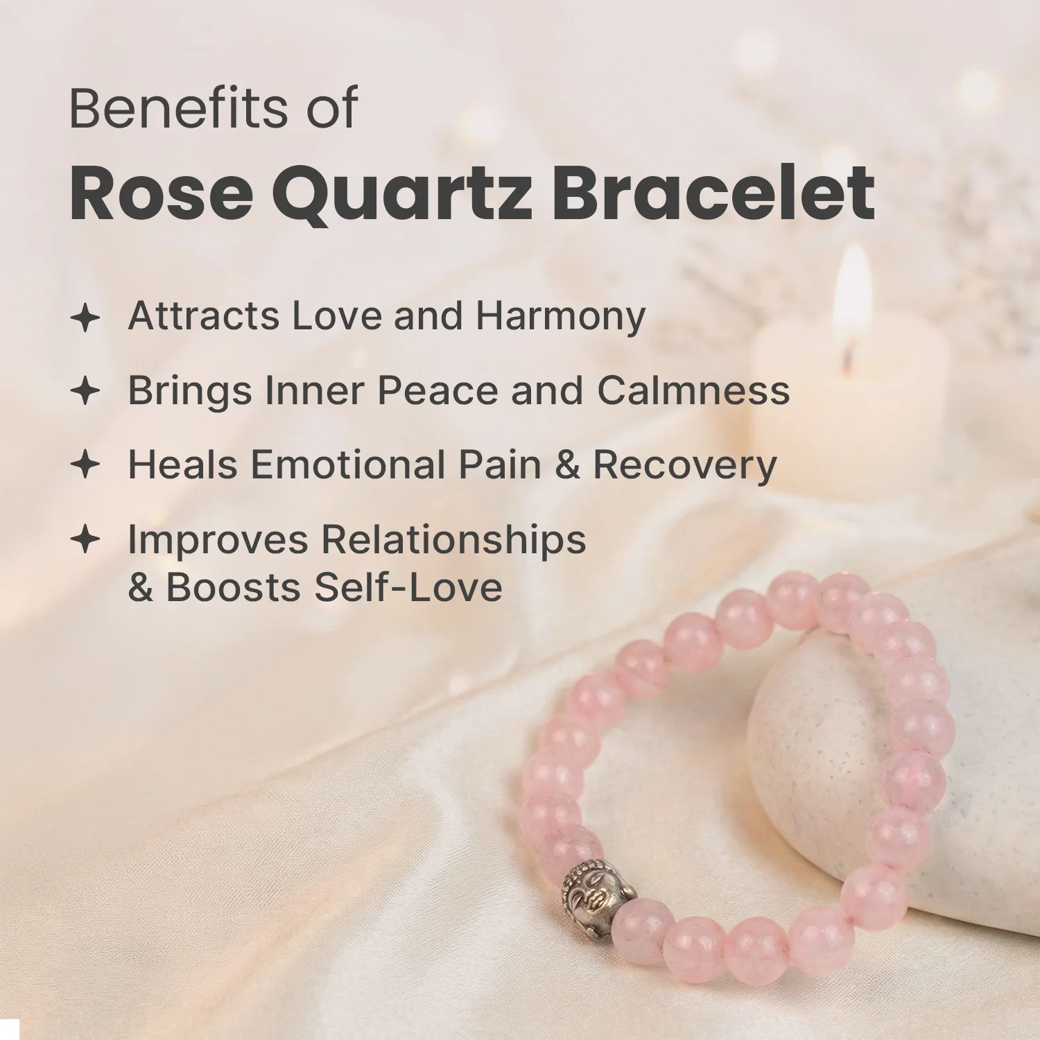 Pyrite Anklet with FREE Rose Quartz Bracelet - Image 6