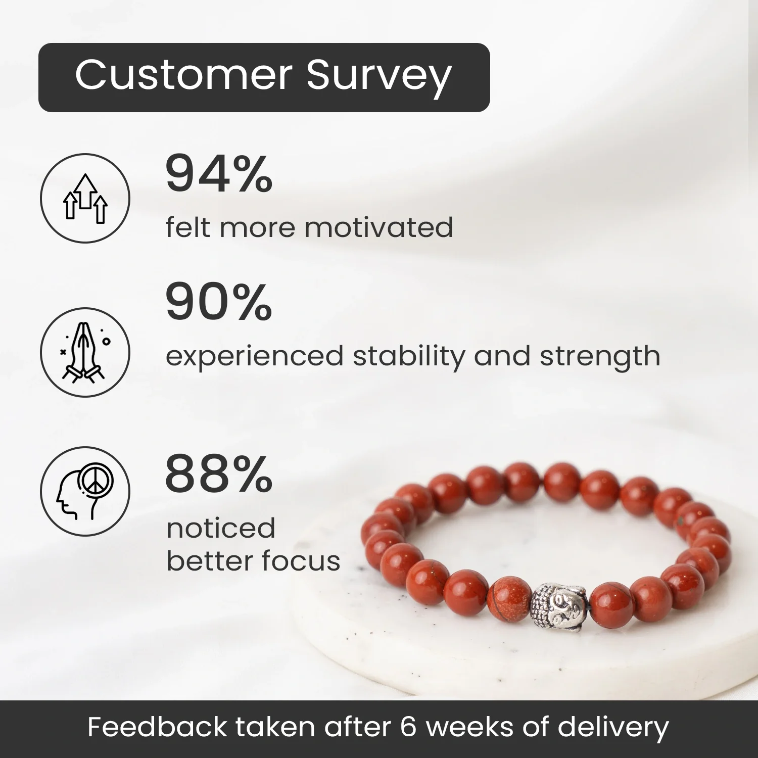 Red Jasper Bracelet - Image 3